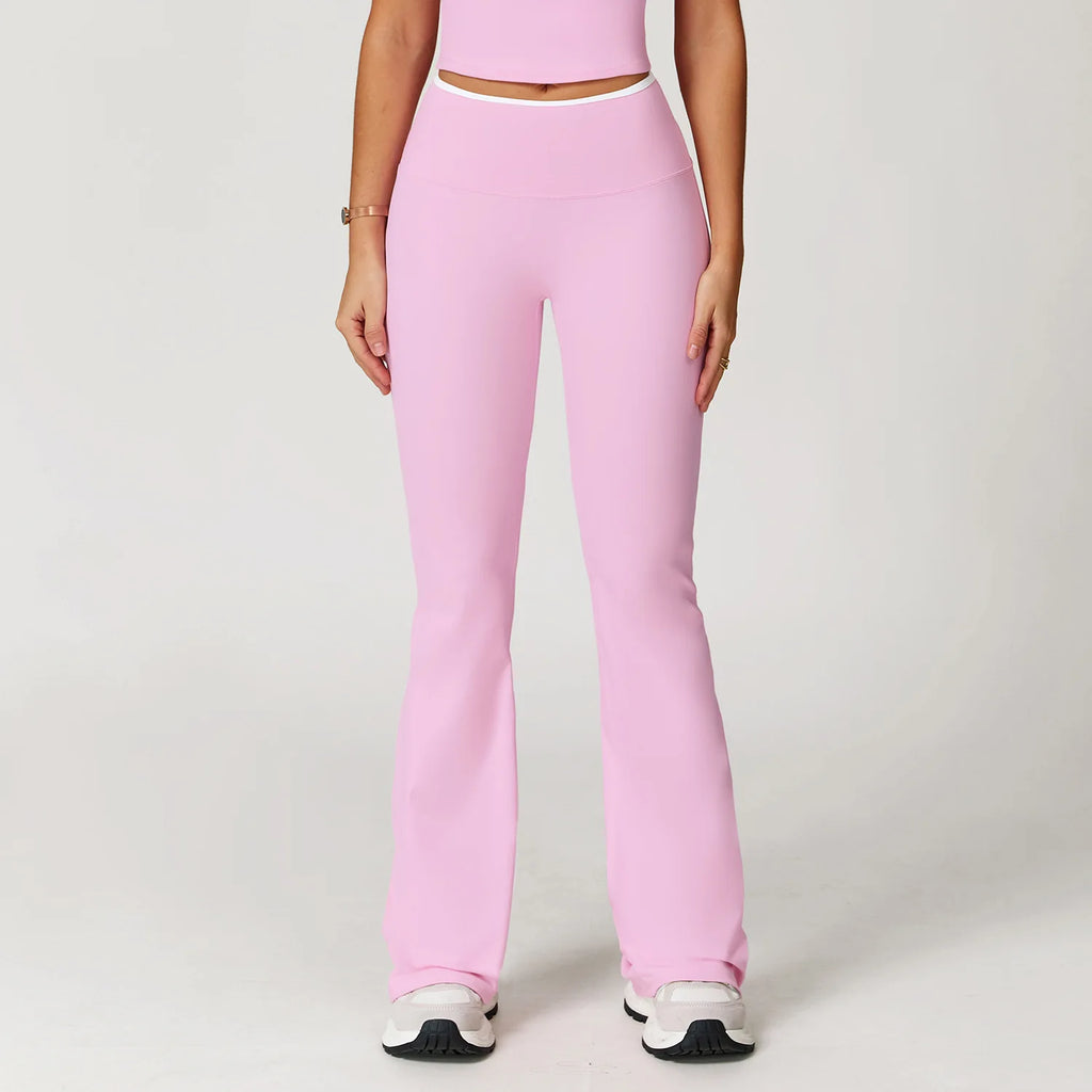 Calça Flare Power Shape – Cintura Alta, Boca de Sino, Super Elástica e Controle de Abdômen