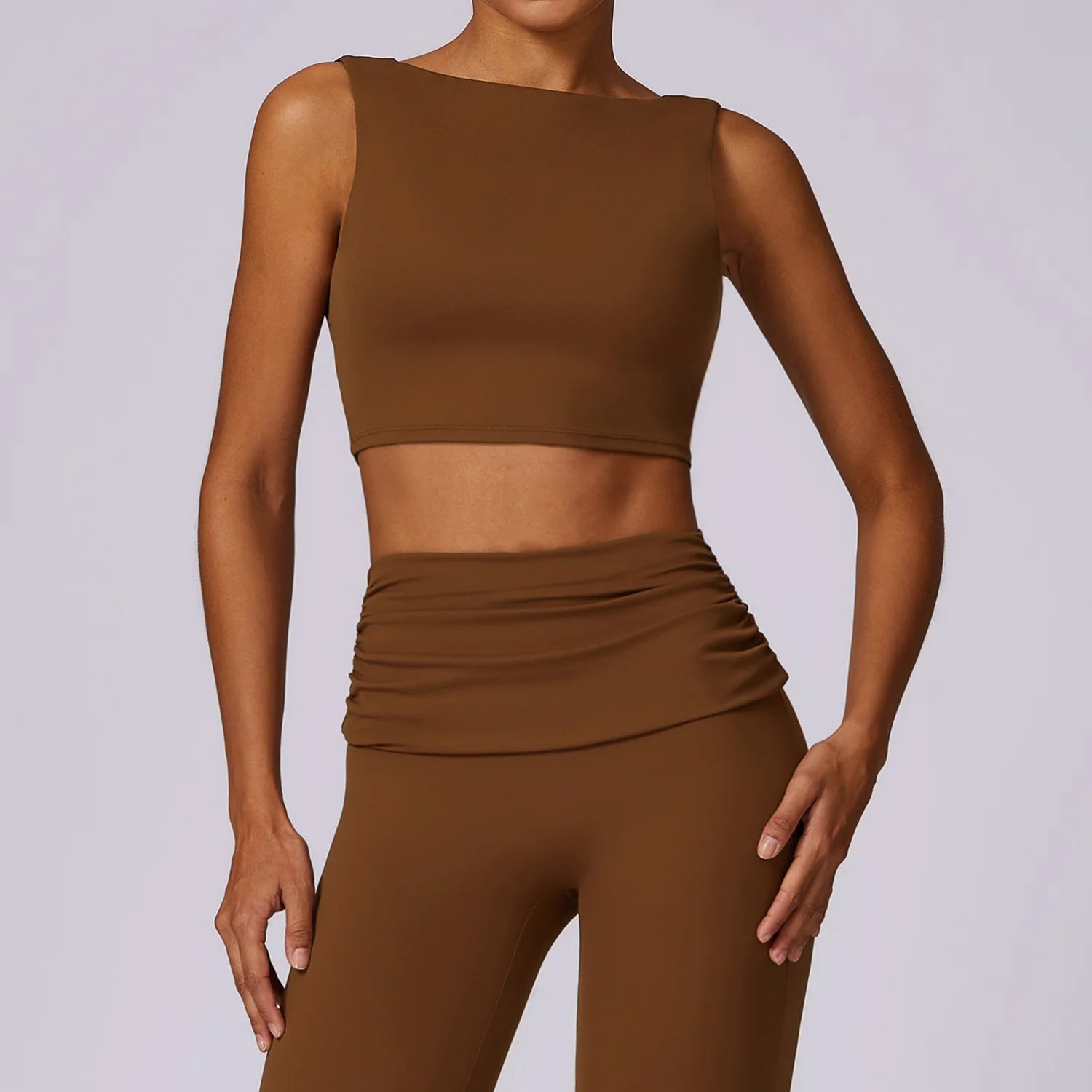 Top Esportivo Modelo Crop Top | Yoga & Academia