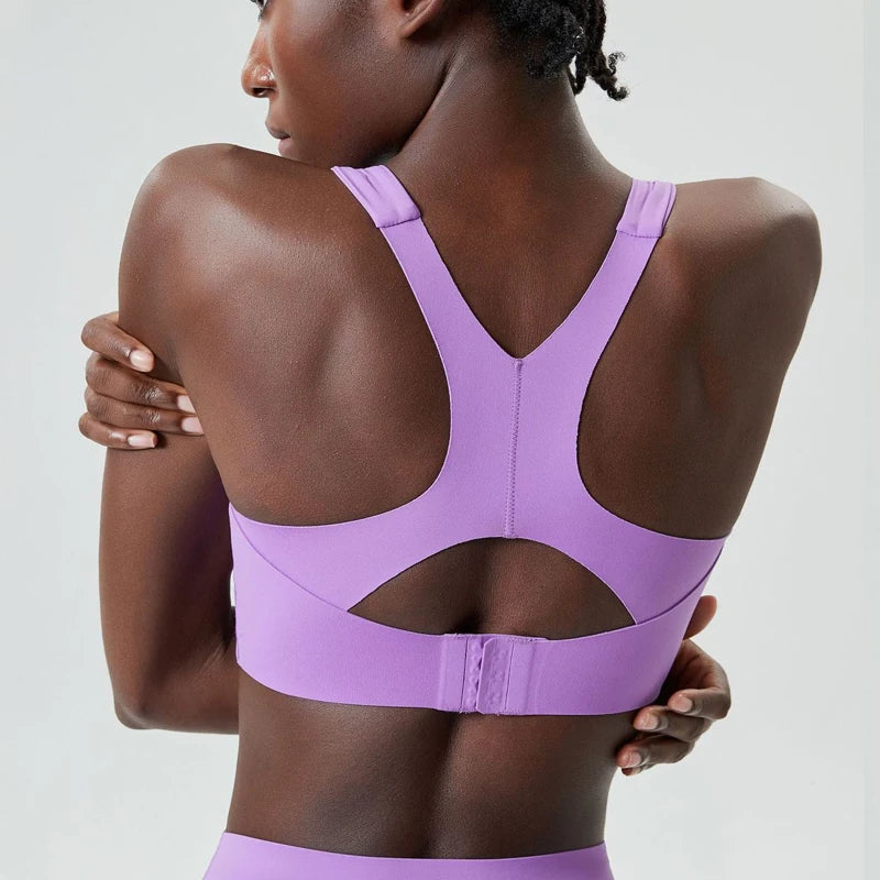 Top Esportivo Feminino Fit Diamond – High Impact U-Neck Super Stretch