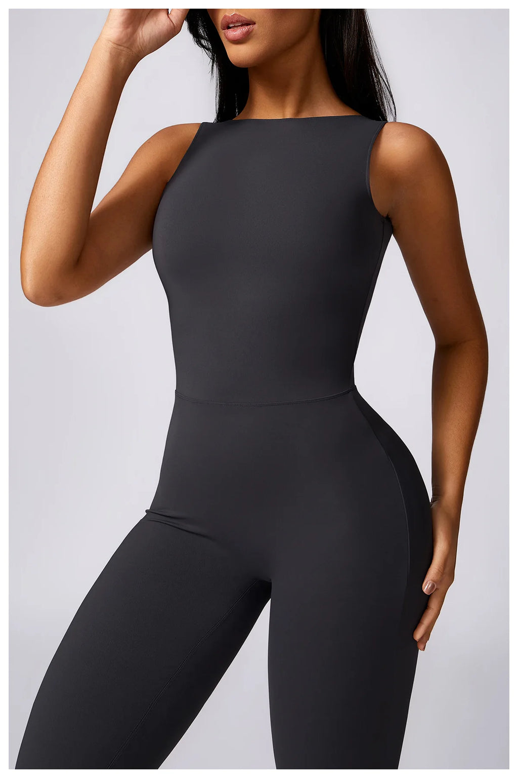 Macacão Fitness Feminino Scrunch Butt Sem Manga – One Piece Push Up | Fit Diamond