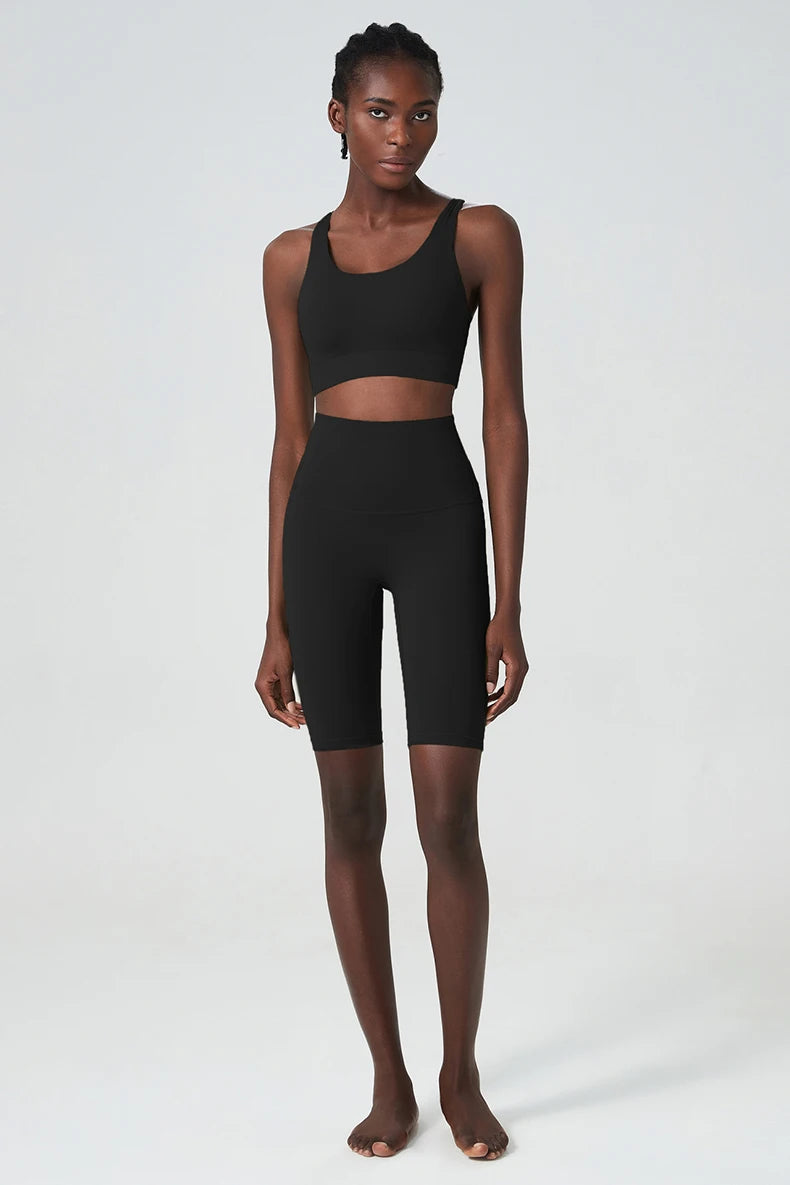 Conjunto Fitness Feminino 2 Peças Fit Diamond – Summer Shorts + Top Stretch
