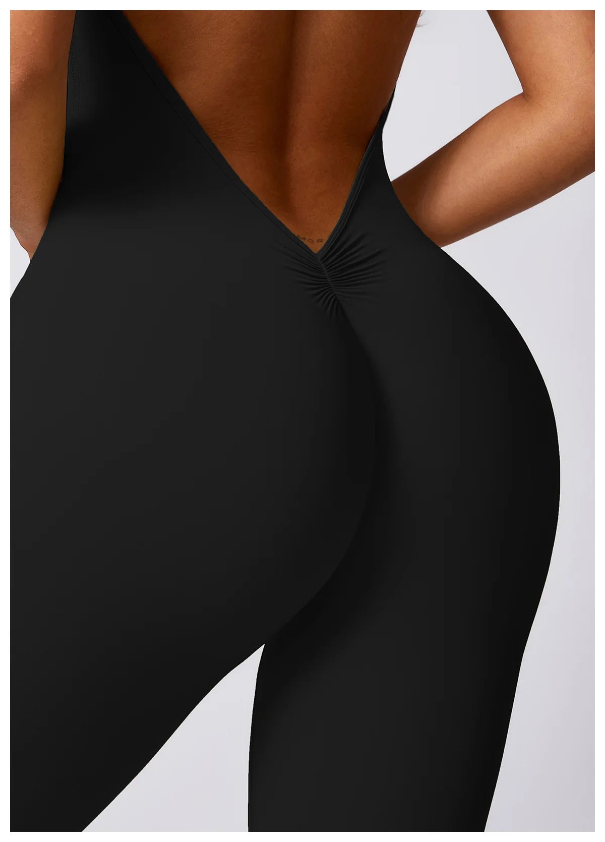 Macacão Fitness Feminino Scrunch Butt – One Piece Sem Manga, Yoga & Treino | Fit Diamond