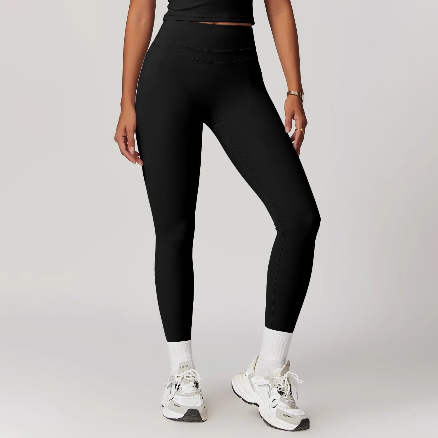 Legging Fit Diamond Cintura Alta – Tecido Respirável e Conforto Premium