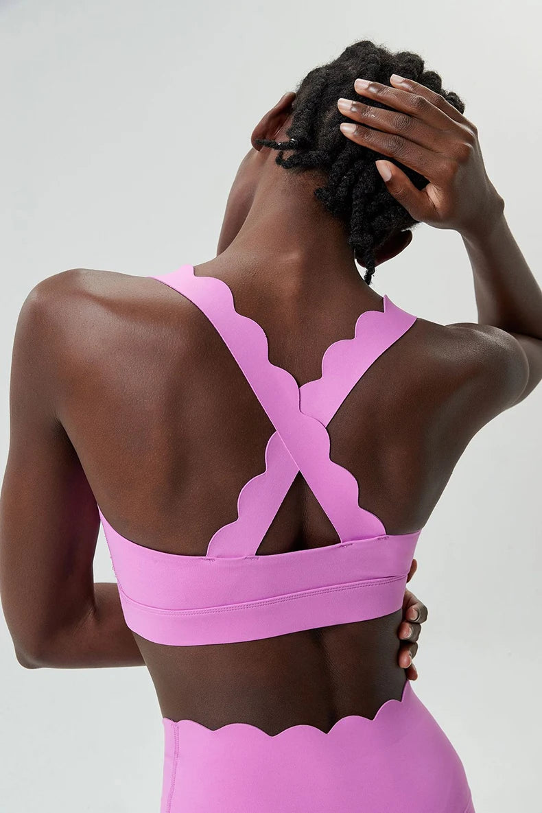 Top Esportivo Feminino Fit Diamond – Buttery Soft Decote Quadrado Sexy Back