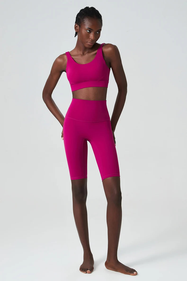 Conjunto Fitness Feminino 2 Peças Fit Diamond – Summer Shorts + Top Super Stretch