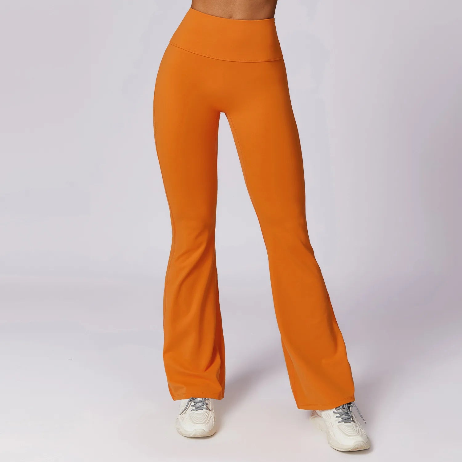 Calça Flare Fitness Scrunch – Cintura Alta, Levanta Bumbum, Ideal para Yoga, Dança e Academia