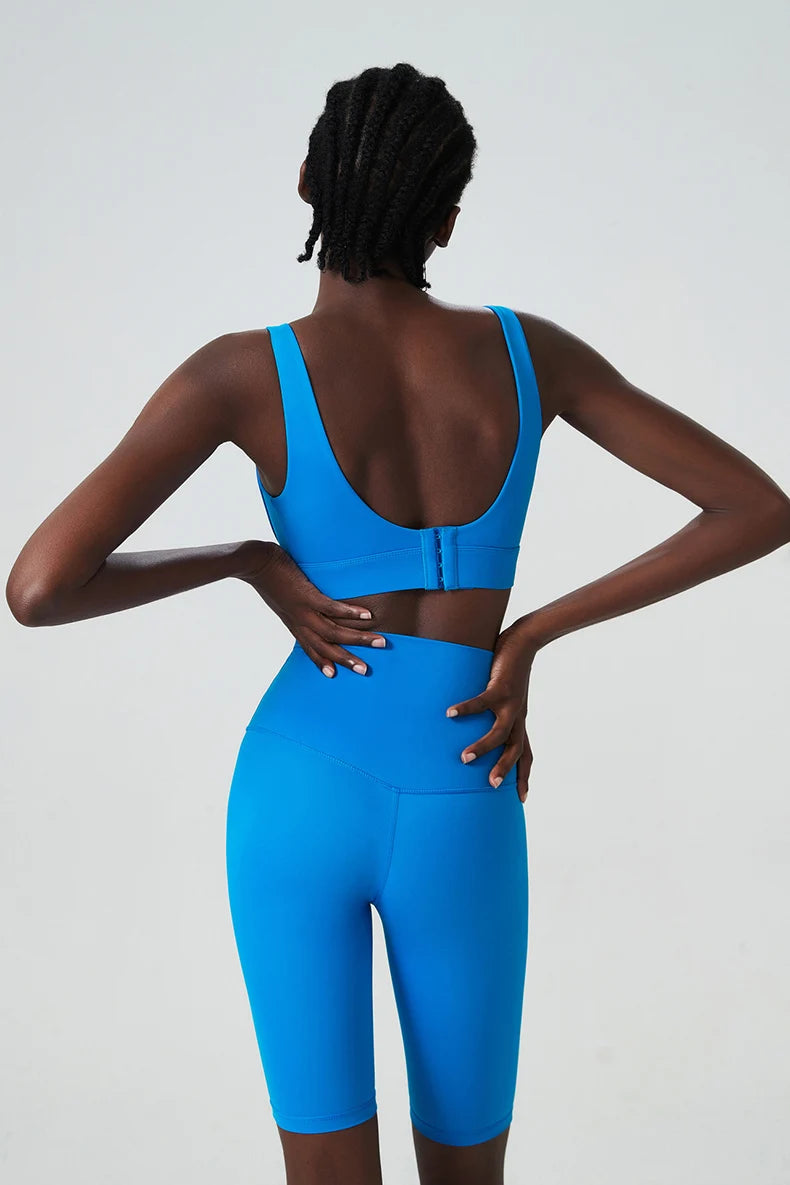Conjunto Fitness Feminino 2 Peças Fit Diamond – Summer Shorts + Top Super Stretch