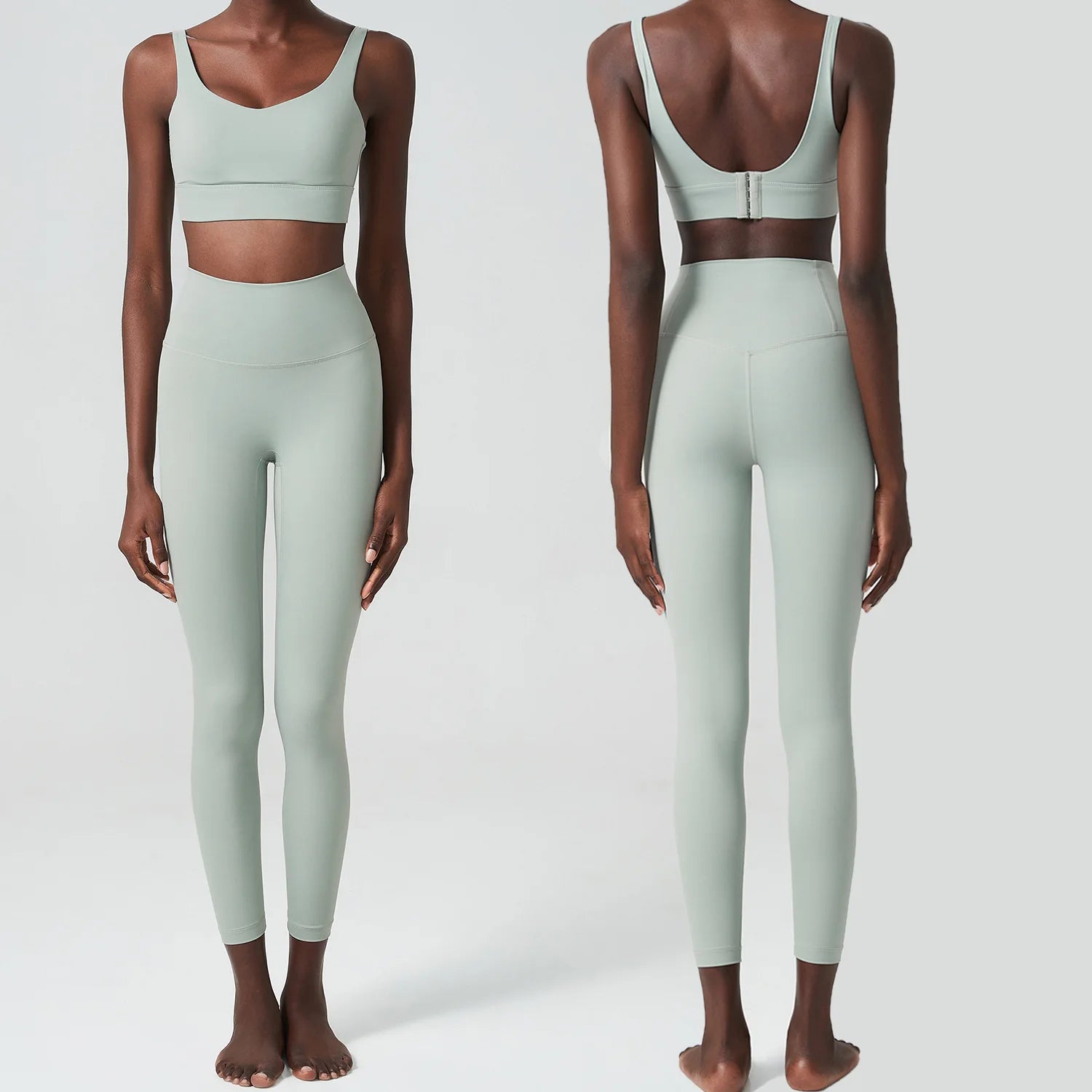 Conjunto Fitness Feminino 2 Peças Fit Diamond – Buttery Soft Slim Fit Respirável