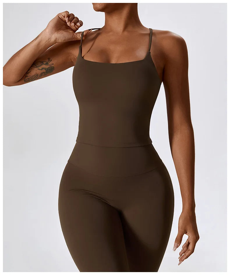 Top Esportivo Feminino Fit Diamond | Beauty Back, Push Up e Respirável