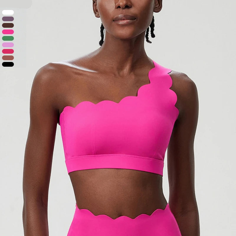 Top Esportivo Feminino Fit Diamond – Single Strap Slim Fit