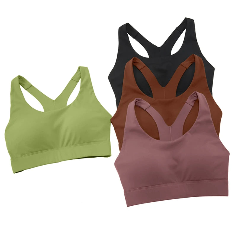 Top Esportivo Feminino Fit Diamond – High Impact U-Neck Super Stretch