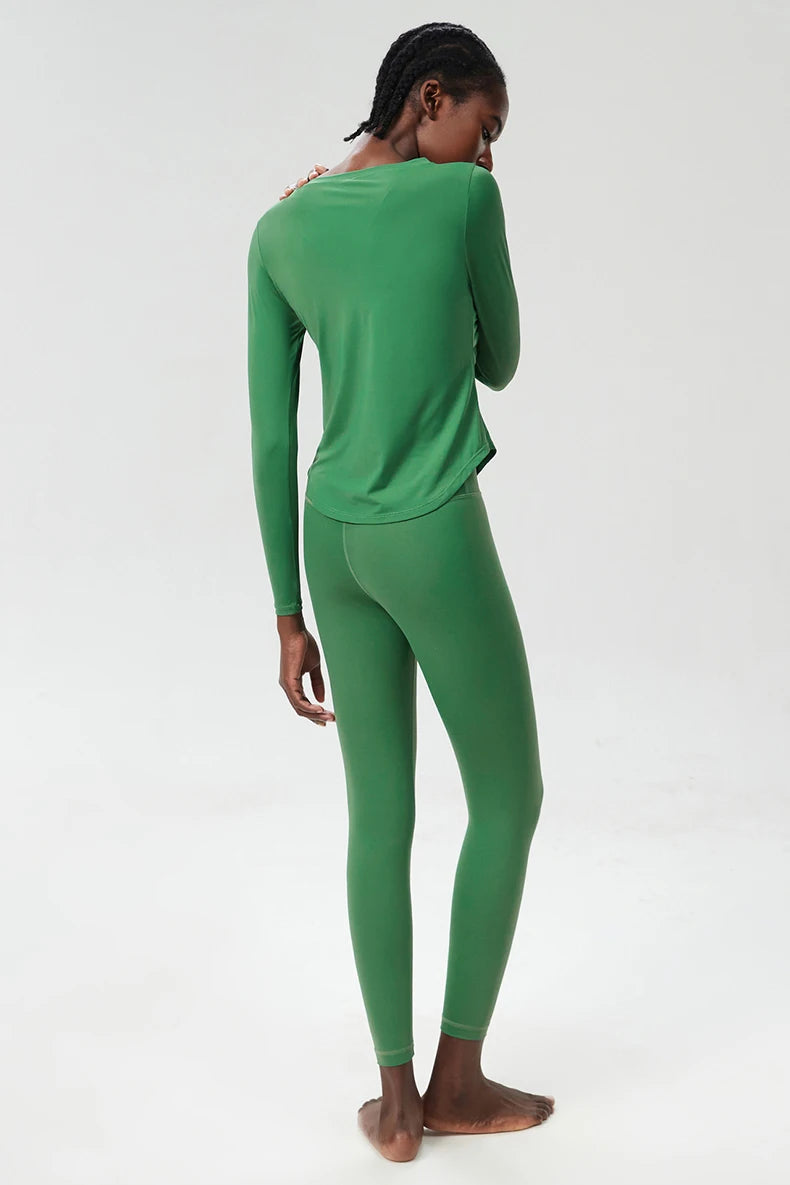 Conjunto Fitness Feminino 2 Peças Fit Diamond – Buttery Soft Slim Fit
