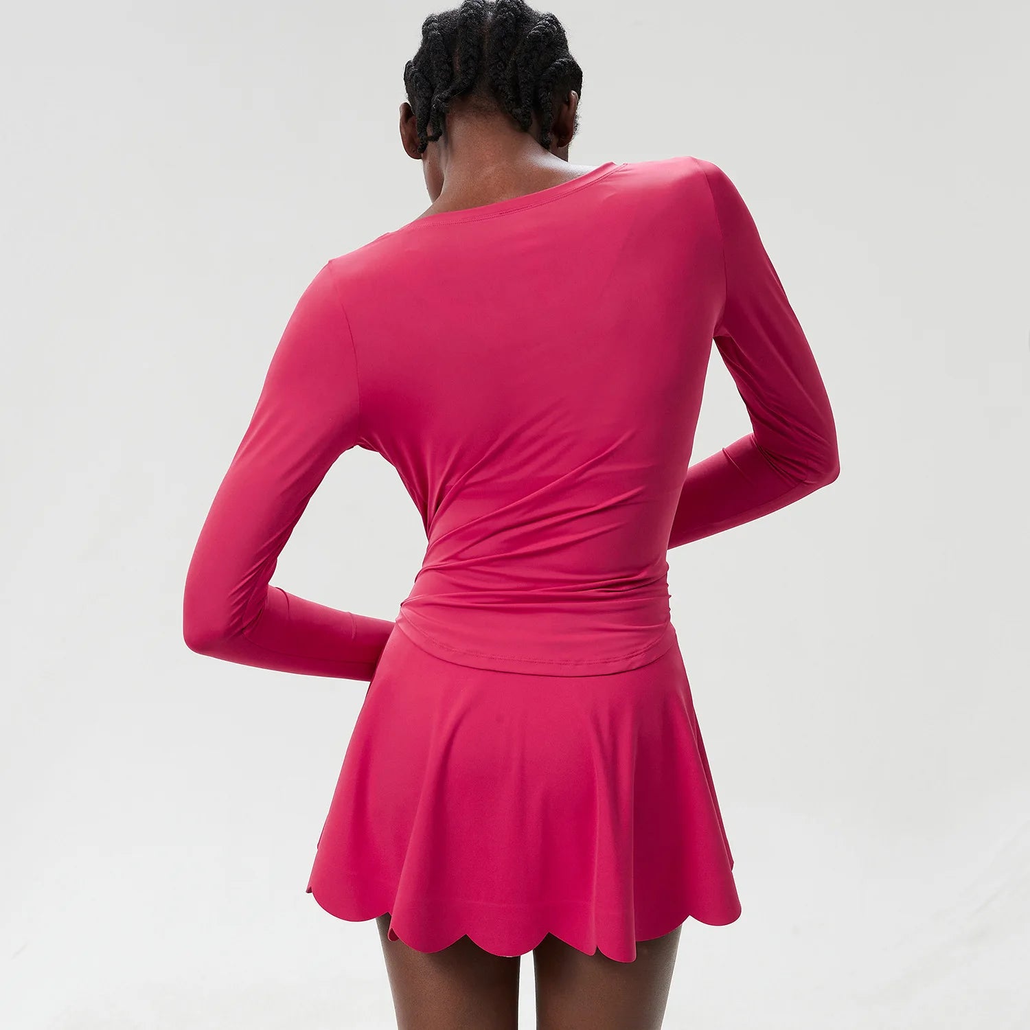 Conjunto Fitness Feminino 2 Peças Fit Diamond – Summer Tennis Skirt + Top