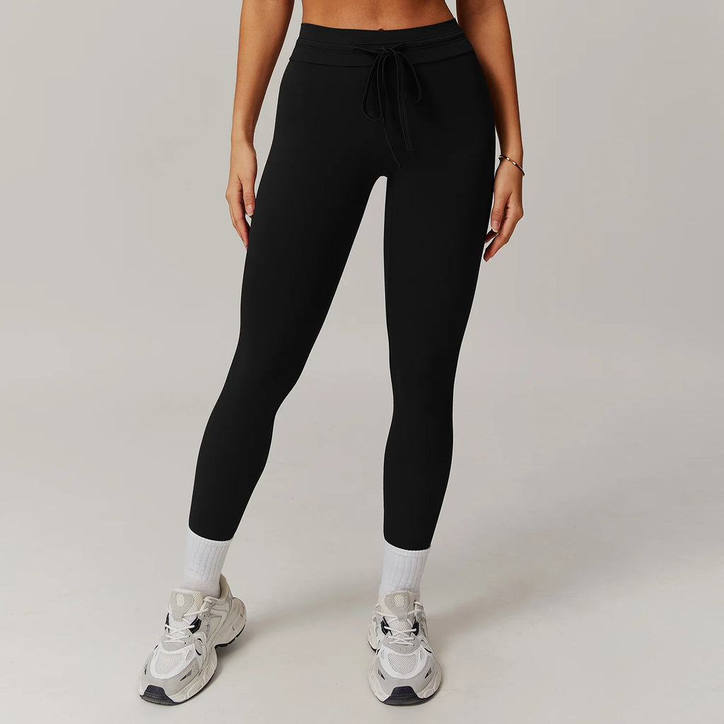 Legging Cintura Alta com Tiras – Fit Diamond