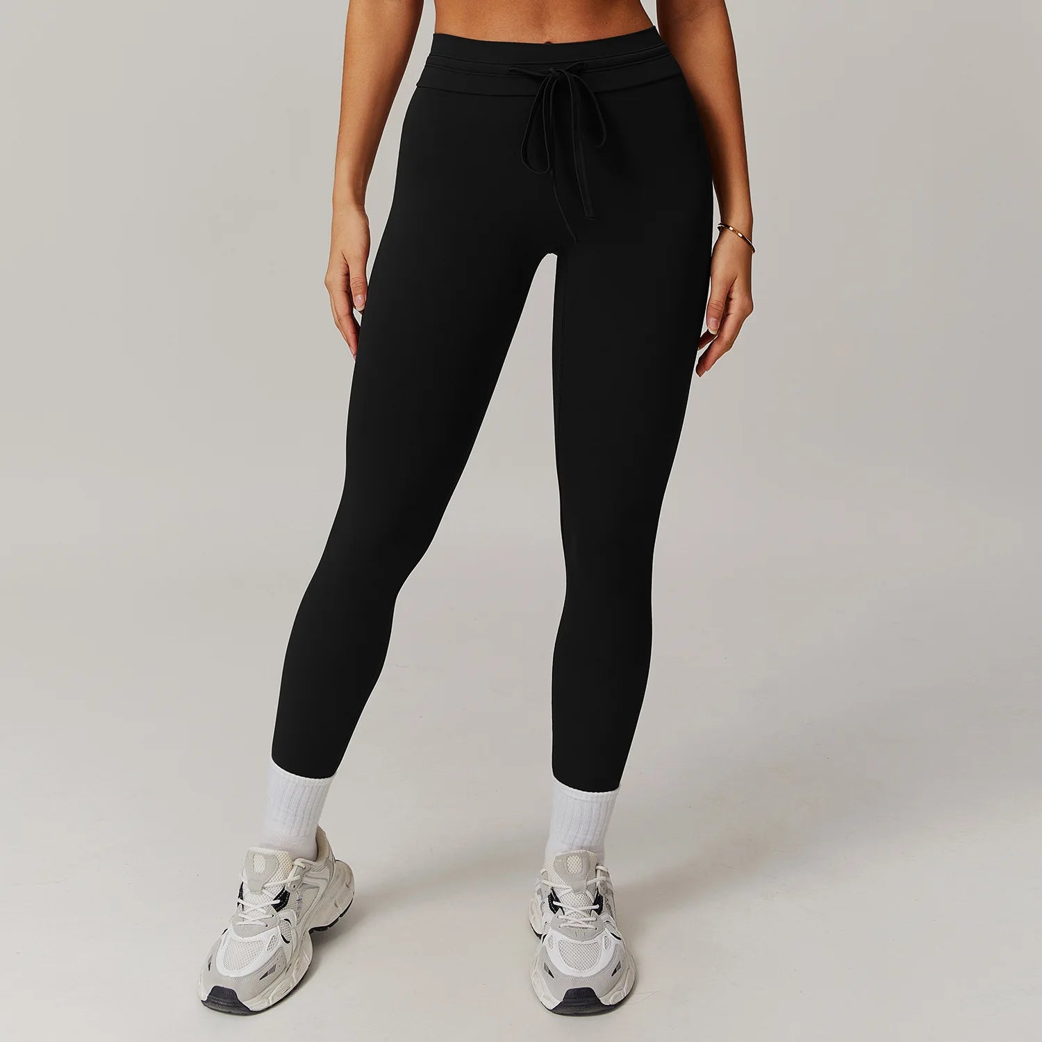 Legging Cintura Alta com Tiras – Fit Diamond