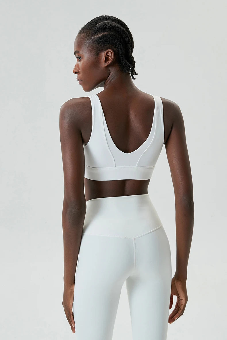 Top Fit Diamond High Impact Zipper Bra