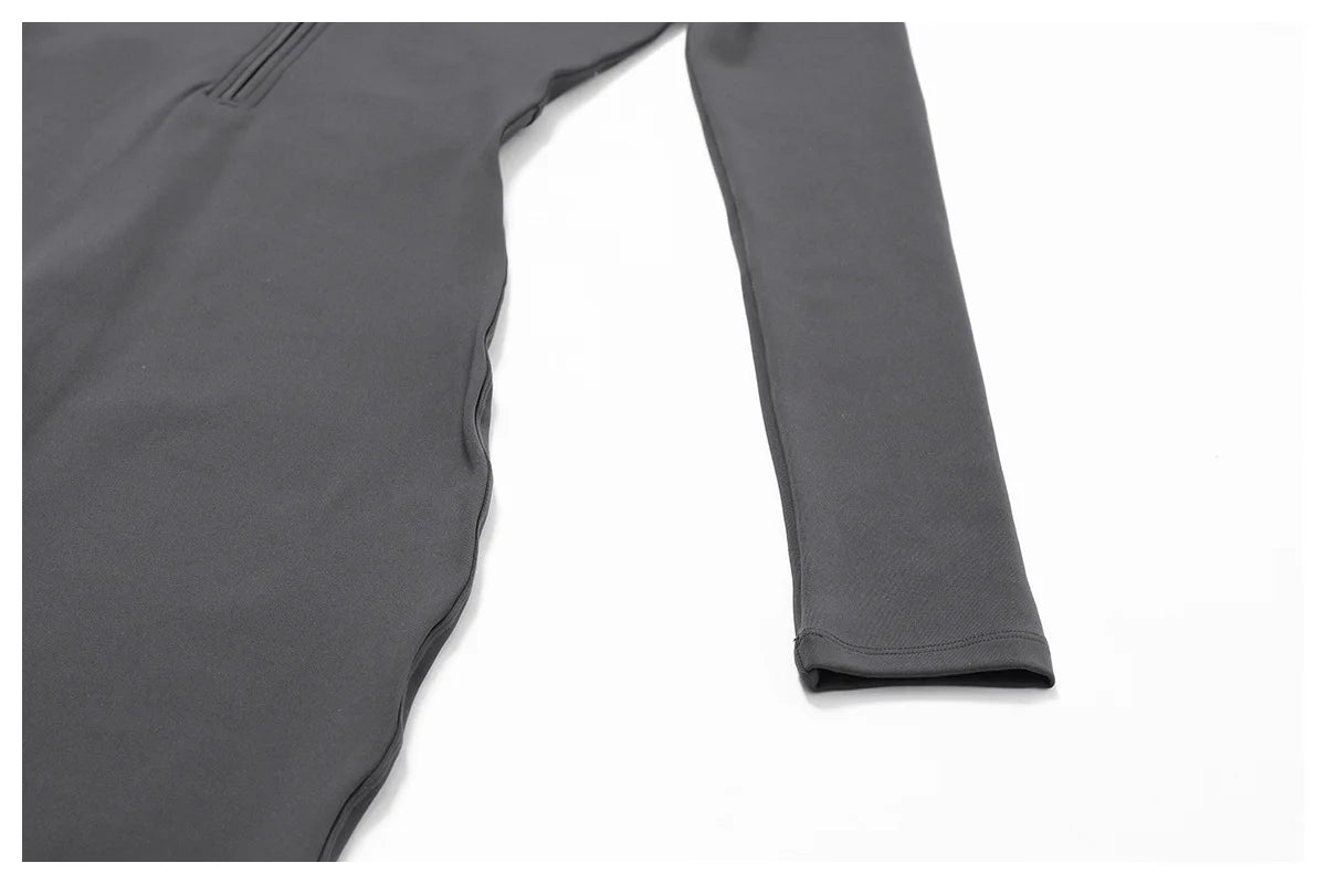 Macacão Fitness Feminino Manga Longa Inverno com Zíper – Push Up One Piece | Fit Diamond