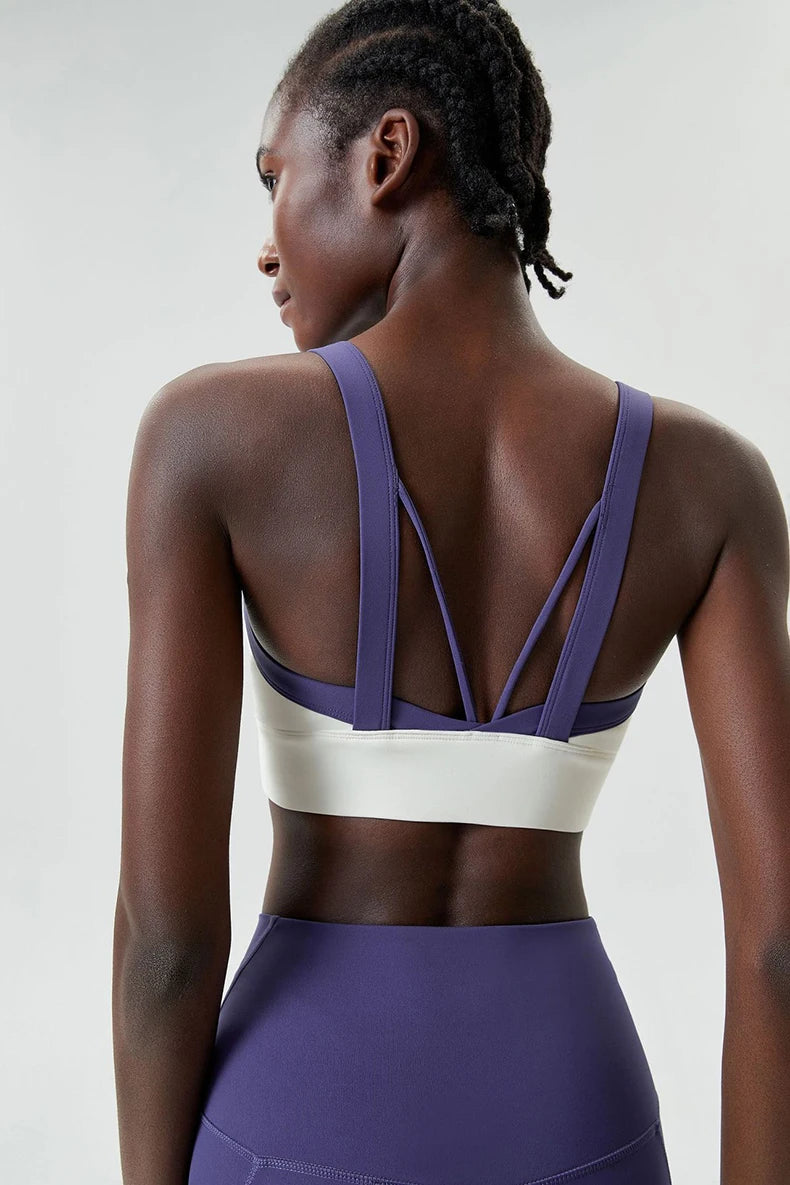 Top Esportivo Feminino Alta Sustentação  Fit Diamond – Buttery Soft Sexy Back