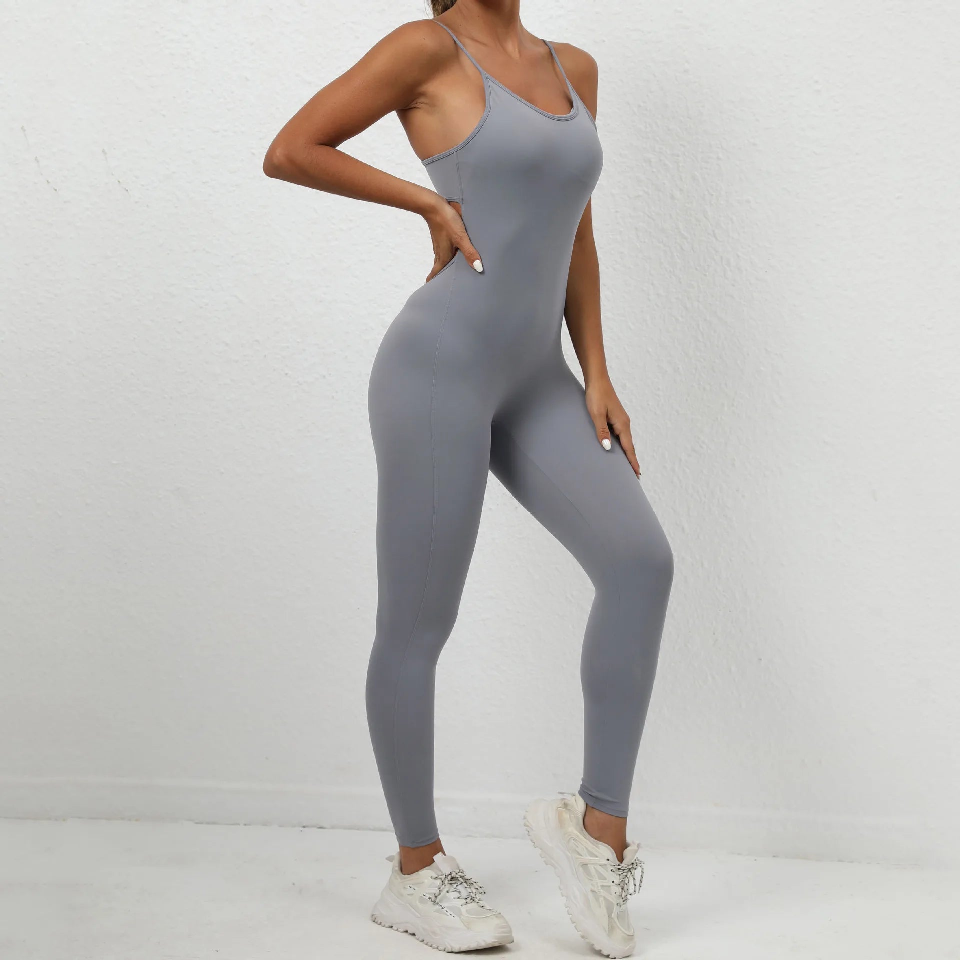 Macacão Fitness Feminino Curto – Sem Manga, One Piece para Treino & Yoga | Fit Diamond