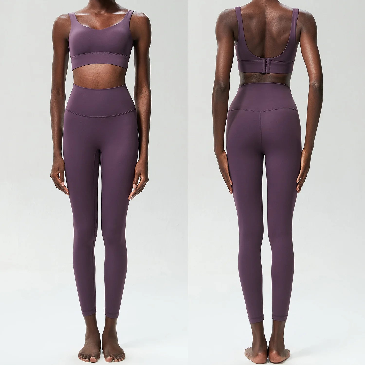 Conjunto Fitness Feminino 2 Peças Fit Diamond – Buttery Soft Slim Fit Respirável
