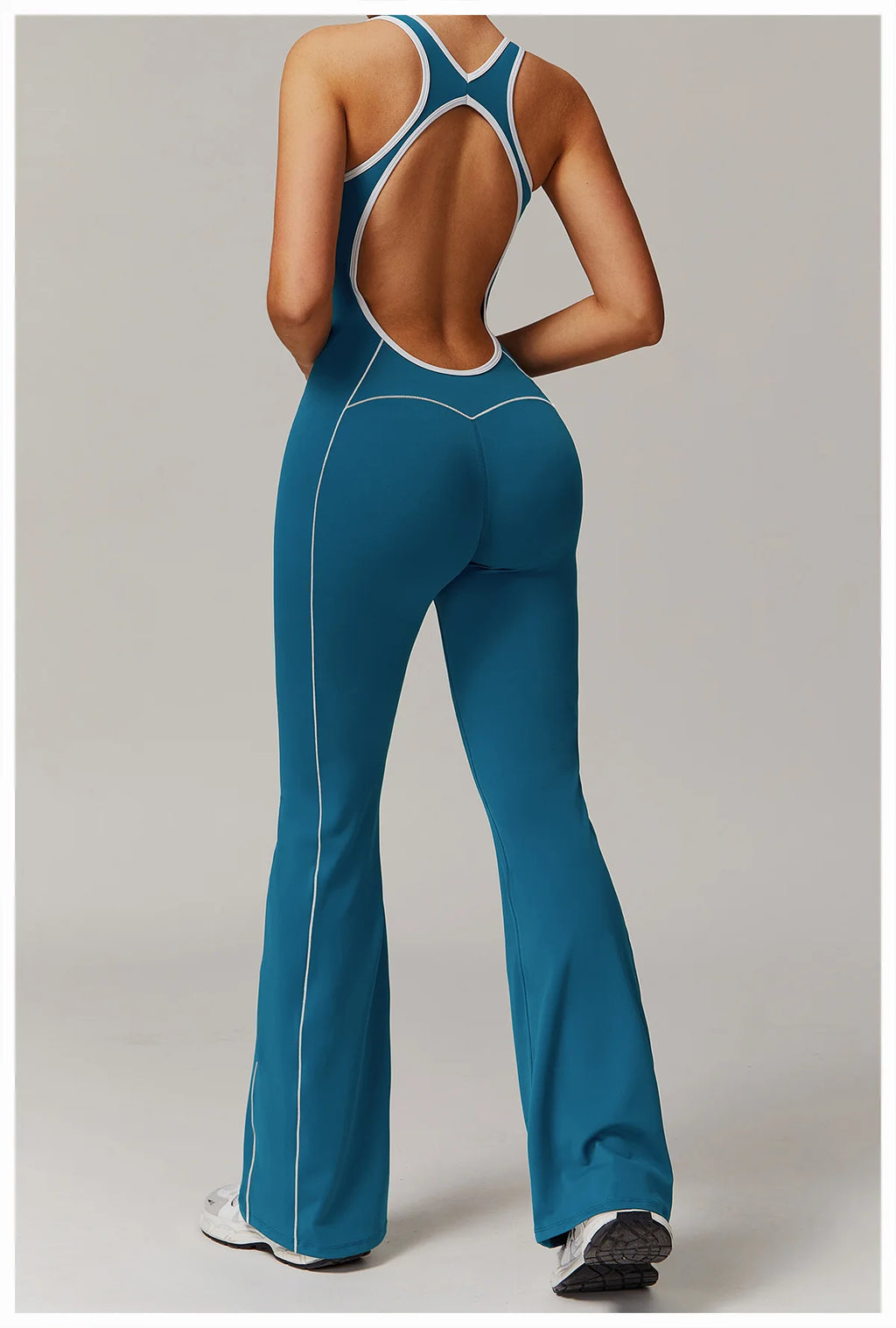 Macacão Fitness Feminino Curto com Zíper – One Piece Sem Manga | Fit Diamond