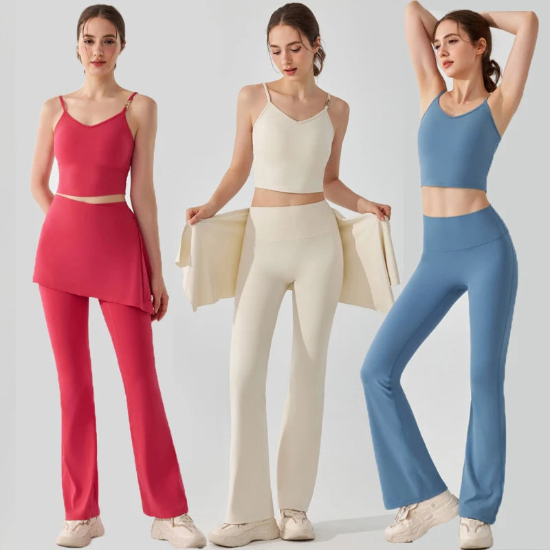 Conjunto Fitness Feminino Fit Diamonds 2 Peças — Top + Legging Buttery Soft Super Stretch de Secagem Rápida