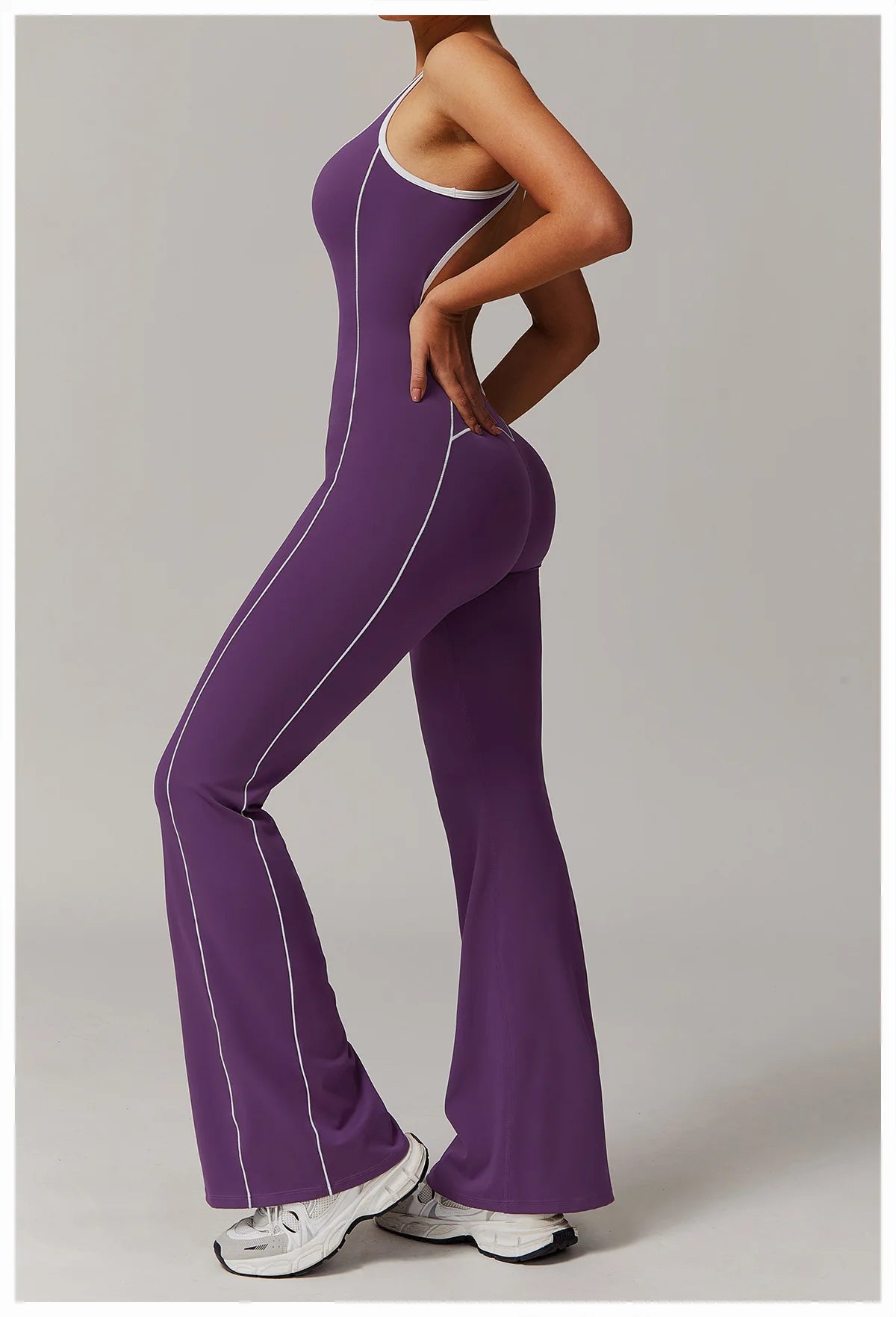 Macacão Fitness Feminino Curto com Zíper – One Piece Sem Manga | Fit Diamond