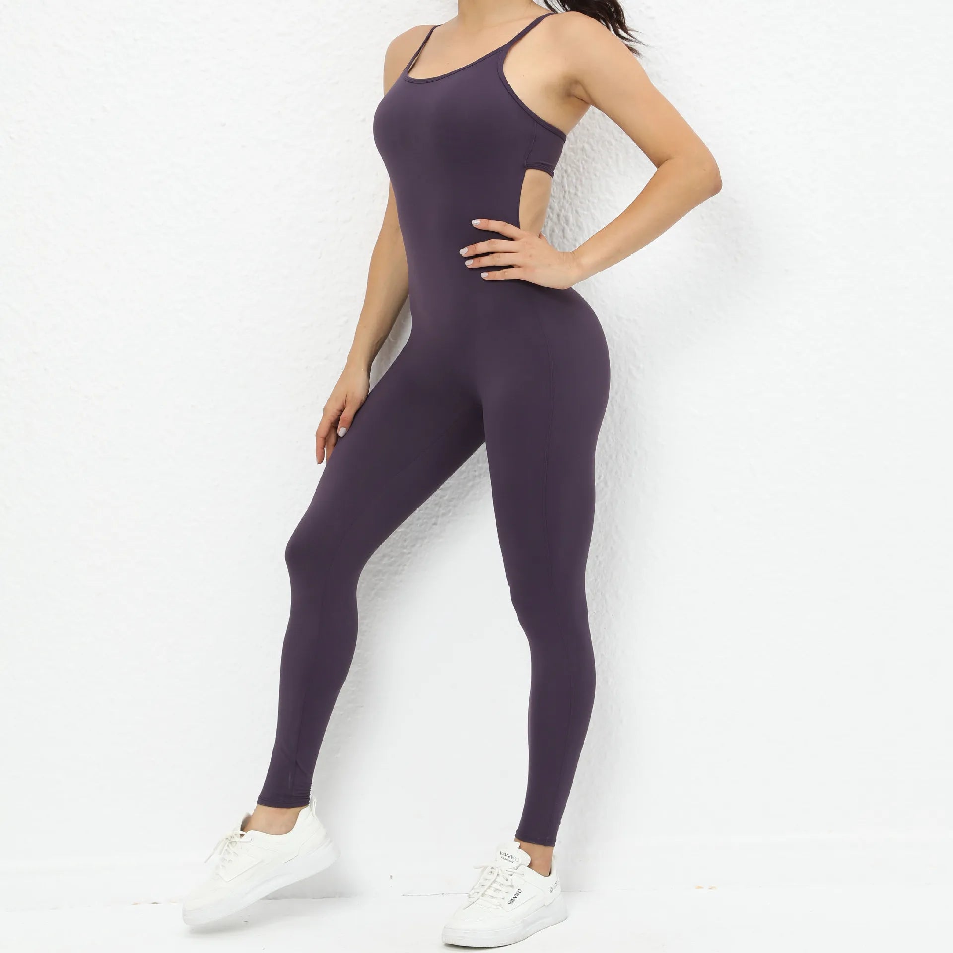 Macacão Fitness Feminino Curto – Sem Manga, One Piece para Treino & Yoga | Fit Diamond