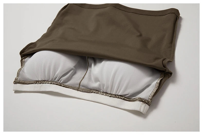 Top Feminino Fit Diamonds Buttery Soft — Bojo Removível, Costas Cruzadas e Toque de Segunda Pele