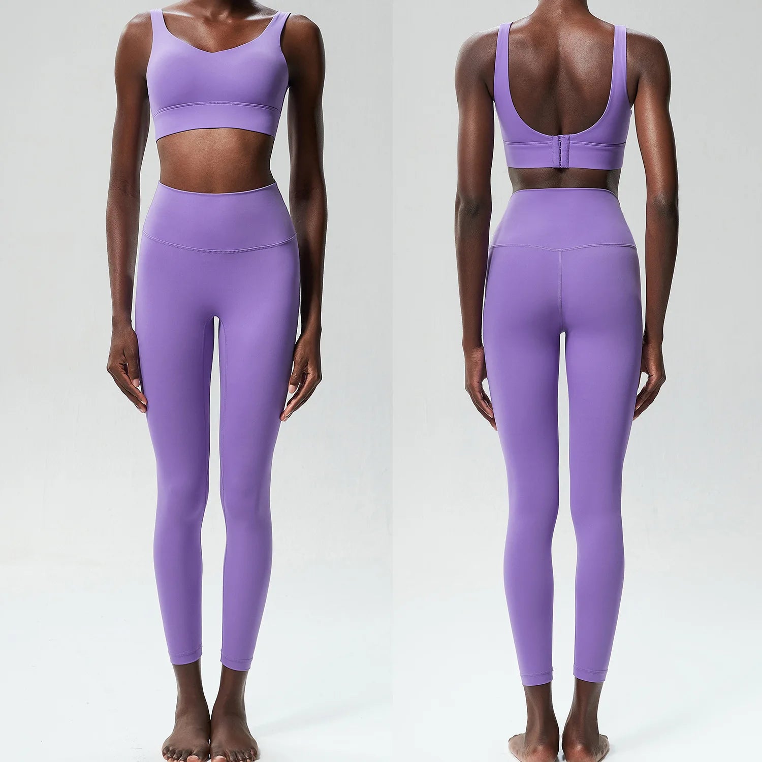 Conjunto Fitness Feminino 2 Peças Fit Diamond – Buttery Soft Slim Fit Respirável
