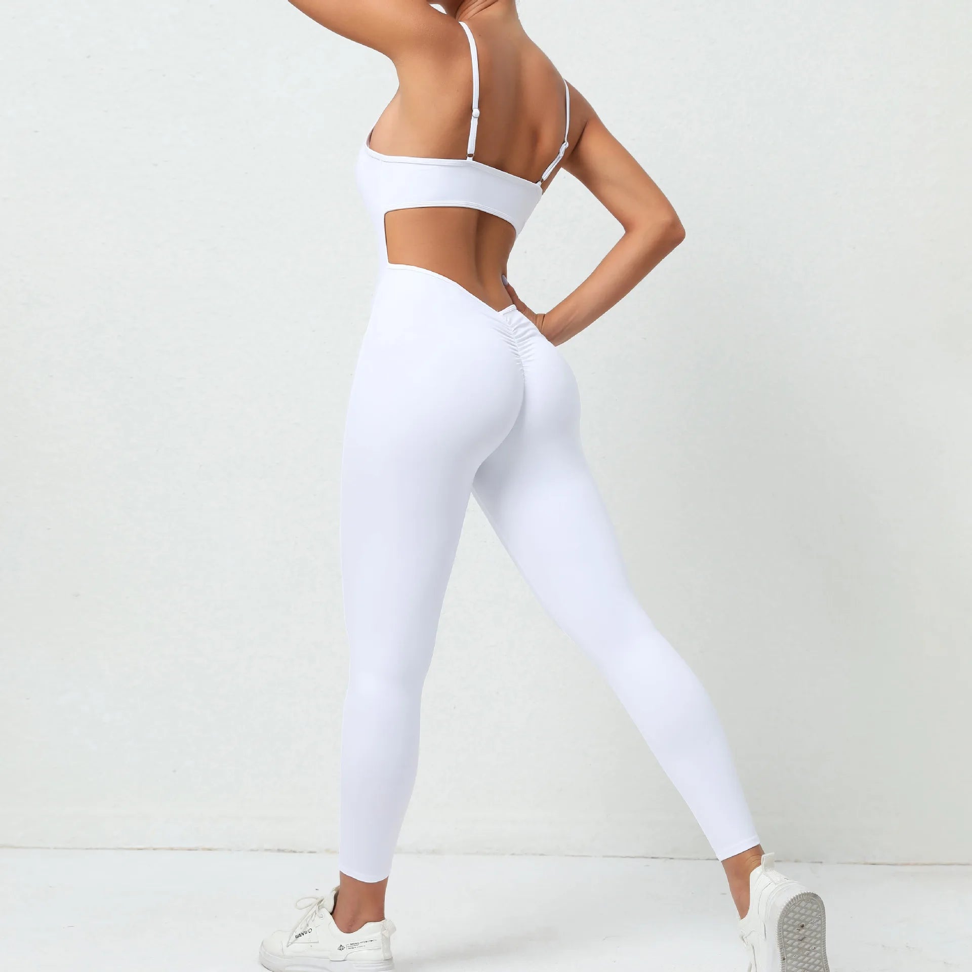 Macacão Fitness Feminino Curto – Sem Manga, One Piece para Treino & Yoga | Fit Diamond