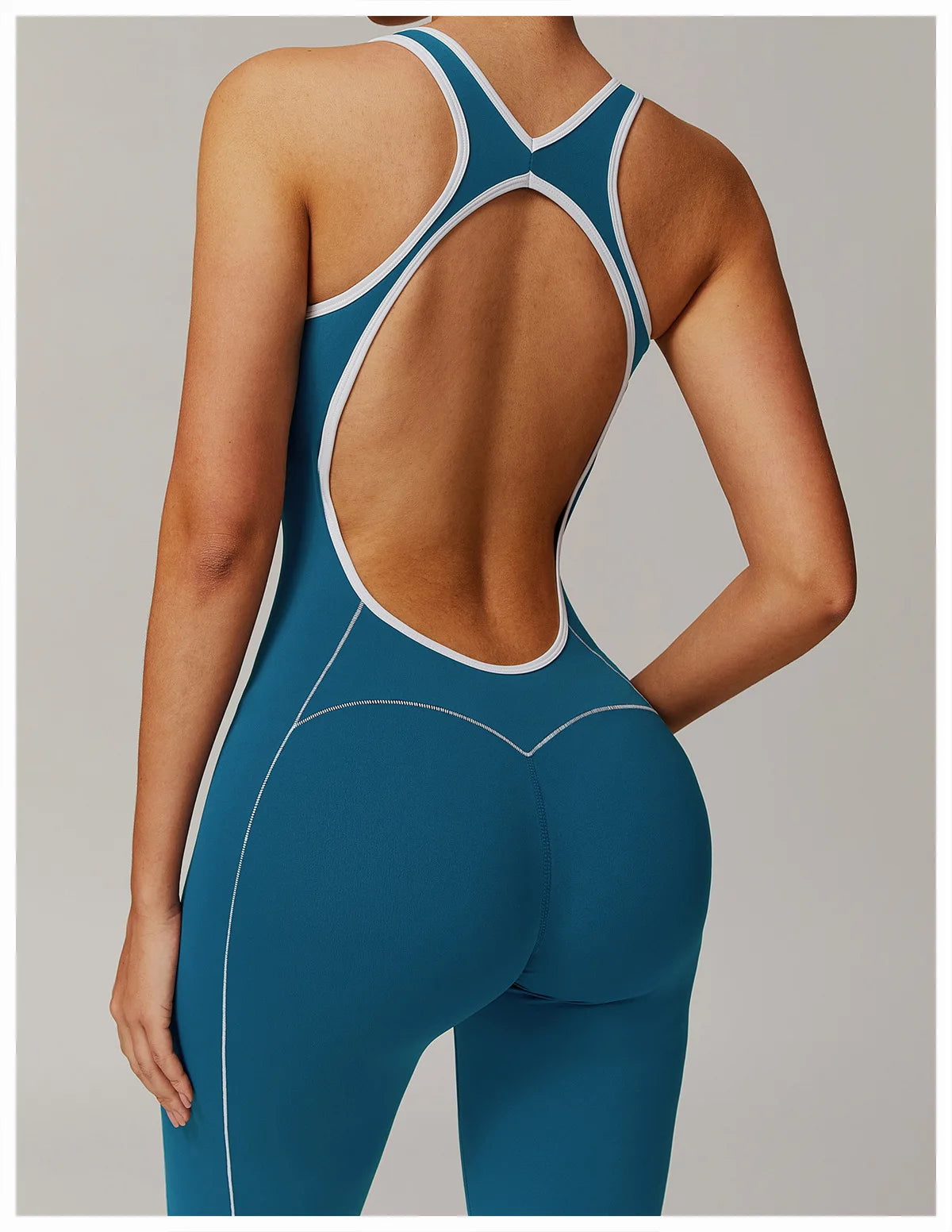 Macacão Fitness Feminino Sem Manga – Push Up One Piece | Fit Diamond