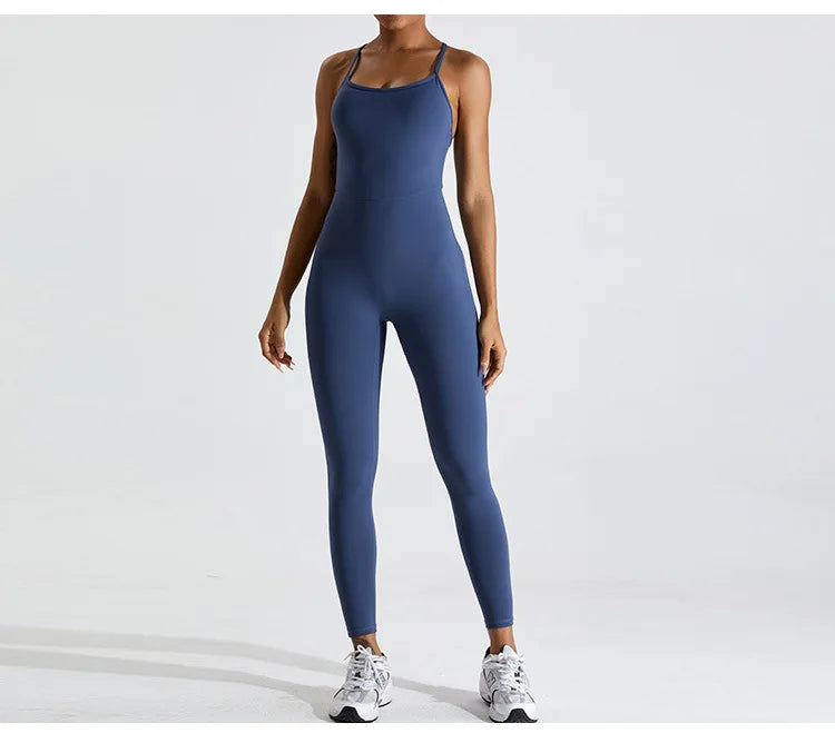 Macacão Fitness Feminino Seamless Sem Manga – Push Up One Piece | Fit Diamond