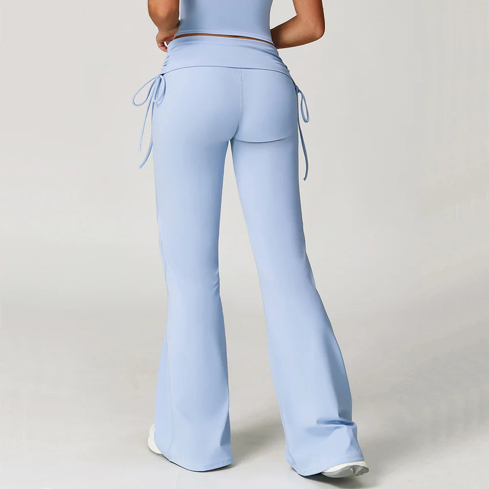 Calça Flare Yoga Levanta Bumbum – Cintura Alta, Modelagem Flared e Conforto Total para Academia e Dia a Dia