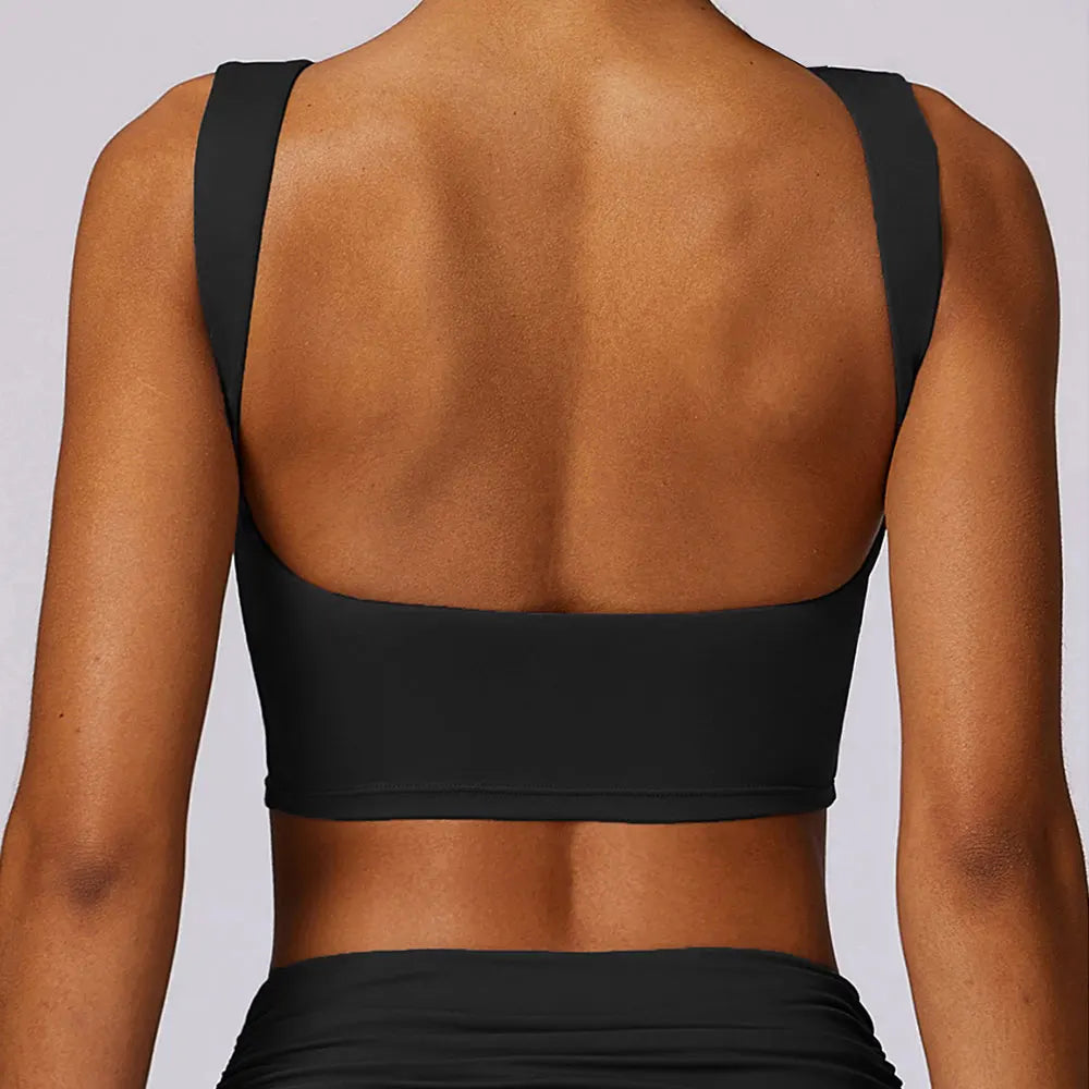 Top Esportivo Modelo Crop Top | Yoga & Academia