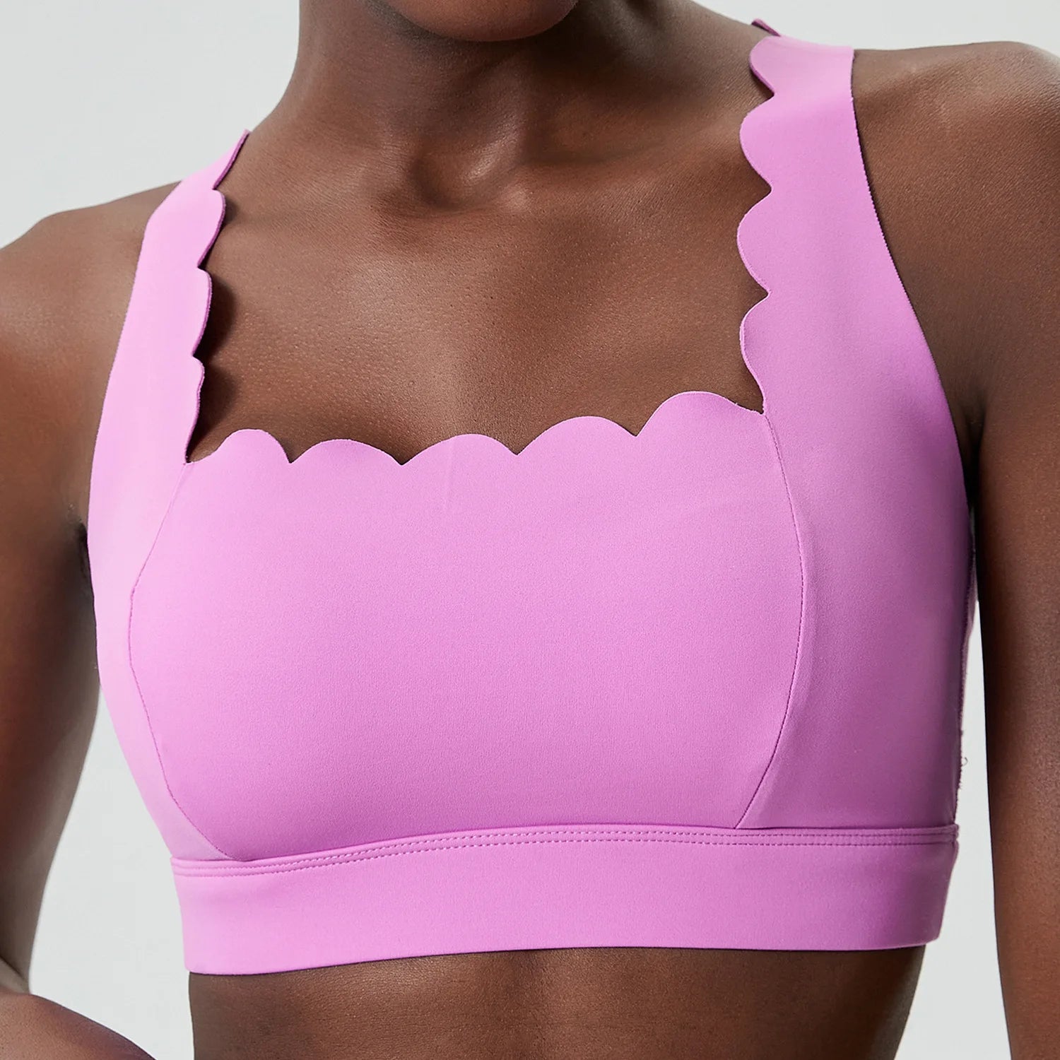 Top Esportivo Feminino Fit Diamond – Buttery Soft Decote Quadrado Sexy Back