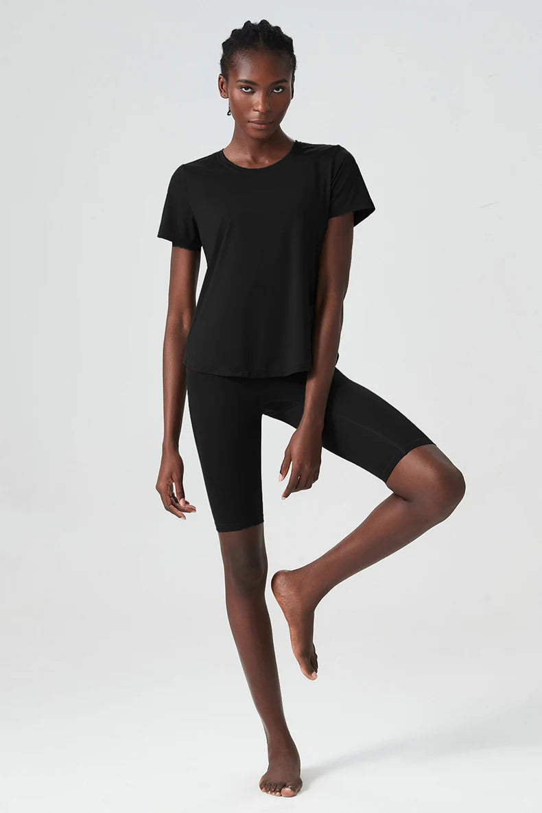 Conjunto Fitness Feminino Fit Diamonds Summer — Top + Short de Secagem Rápida e Toque Suave