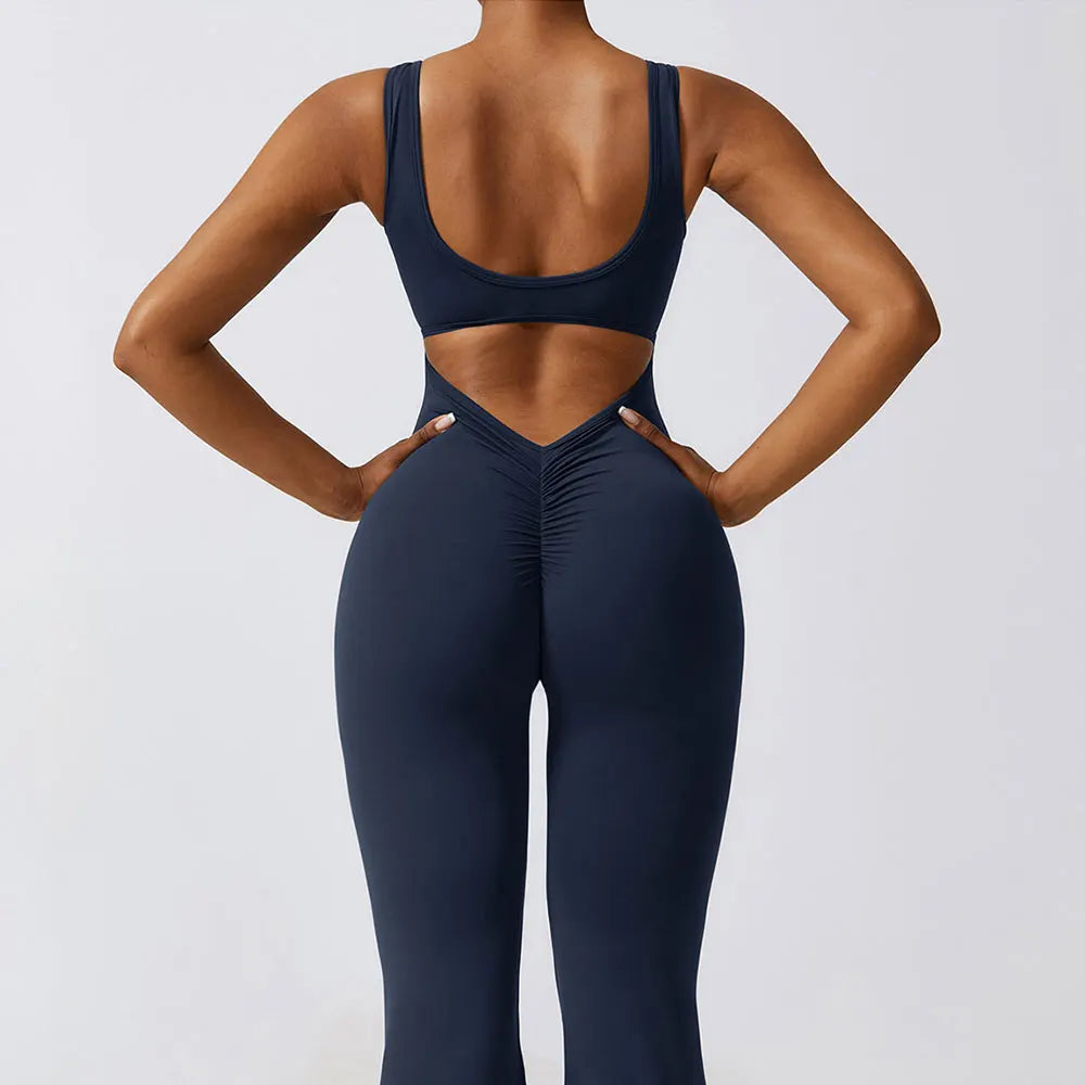 Macacão Bumbum Franzido Fit Diamond – Push Up, Stretch & Lifestyle Fitness
