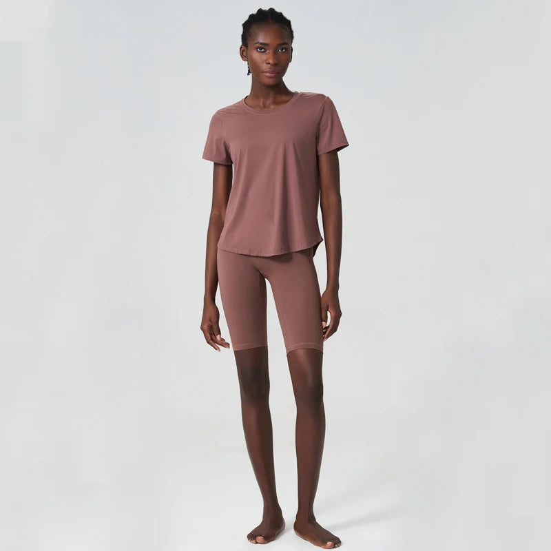 Conjunto Fitness Feminino Fit Diamonds Summer — Top + Short de Secagem Rápida e Toque Suave