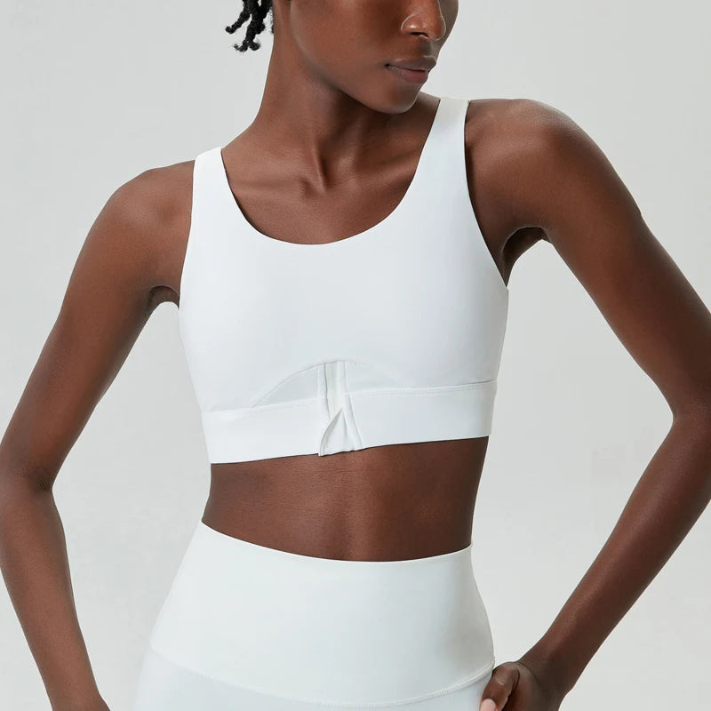 Top Fit Diamond High Impact Zipper Bra