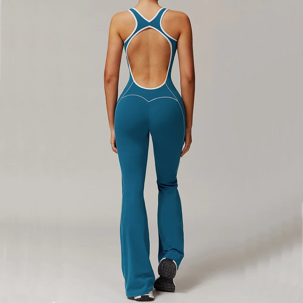 Macacão Fitness Feminino Sem Manga – Push Up One Piece | Fit Diamond