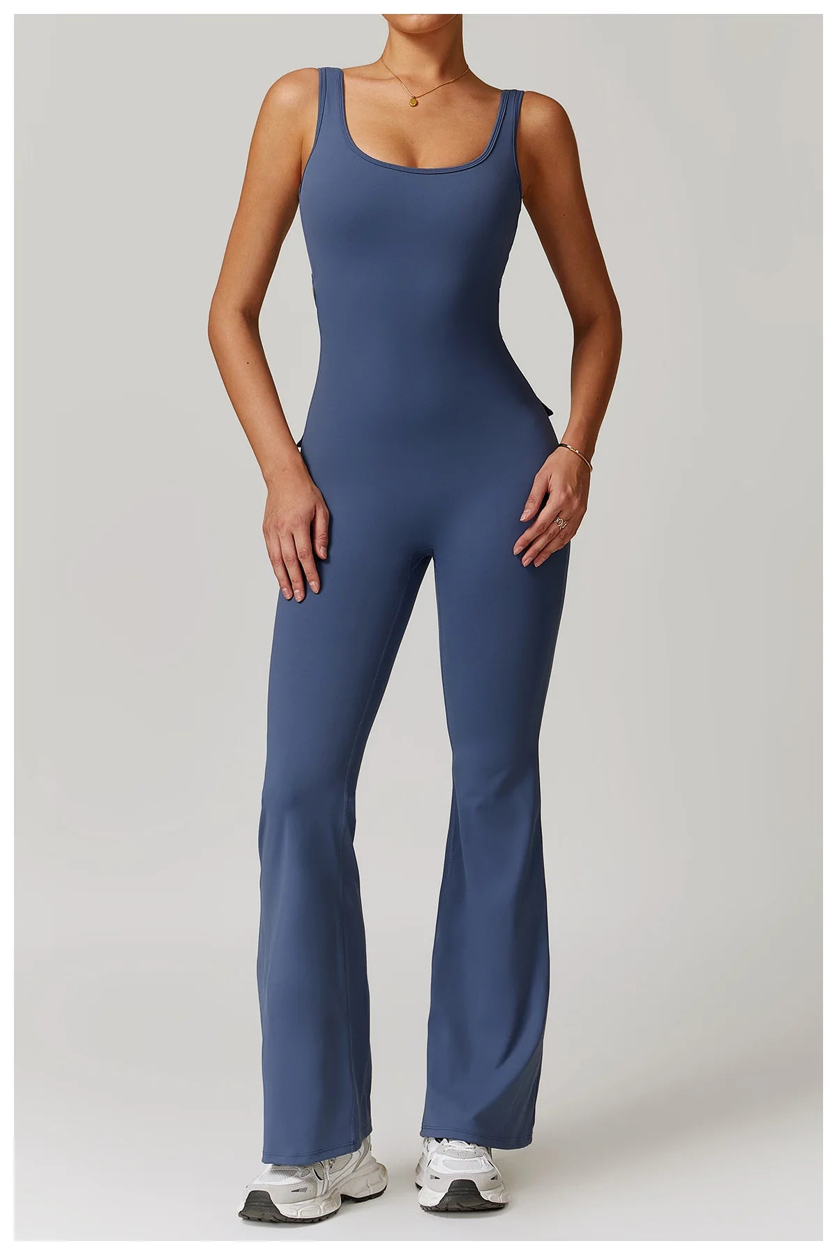 Macacão Fitness Feminino Decote V nas Costas com Bolsos – One Piece | Fit Diamond