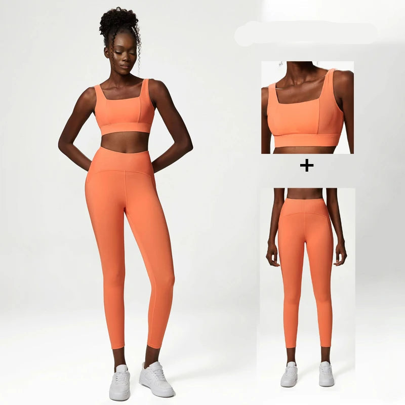 Conjunto Fitness Feminino 2 ou 3 Peças Fit Diamond – Top + Legging + Jaqueta Slim Fit