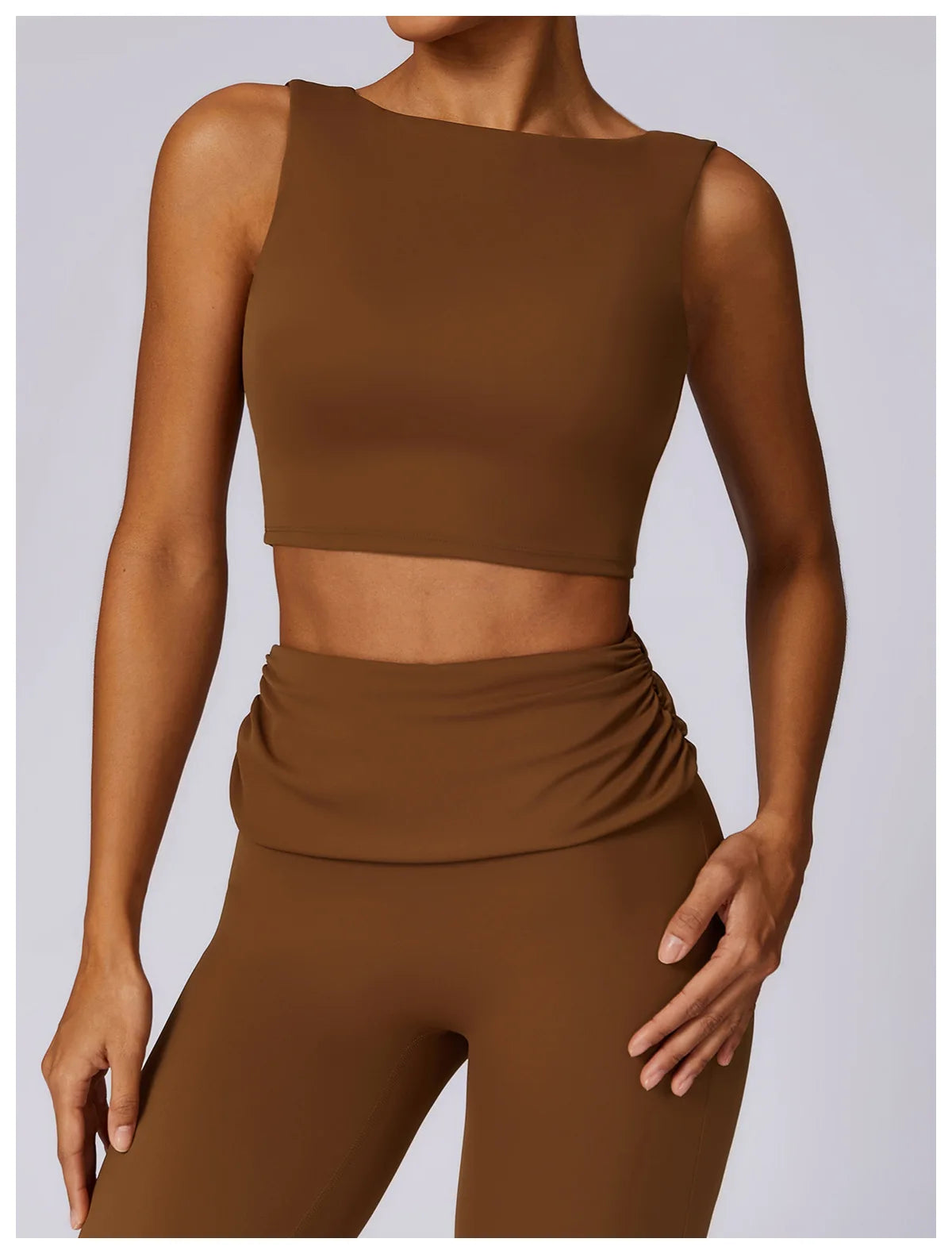 Top Esportivo Modelo Crop Top | Yoga & Academia