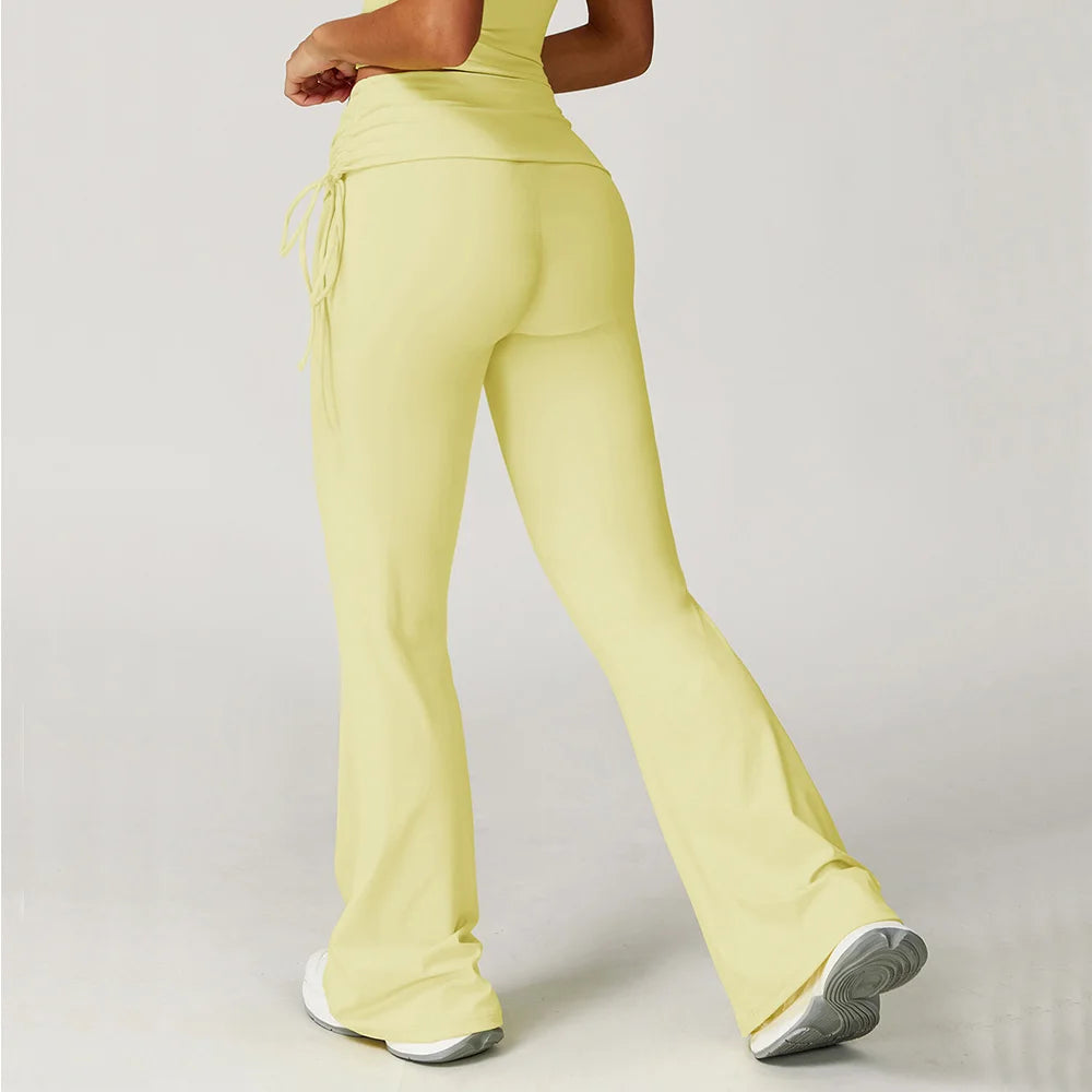 Calça Flare Yoga Levanta Bumbum – Cintura Alta, Modelagem Flared e Conforto Total para Academia e Dia a Dia