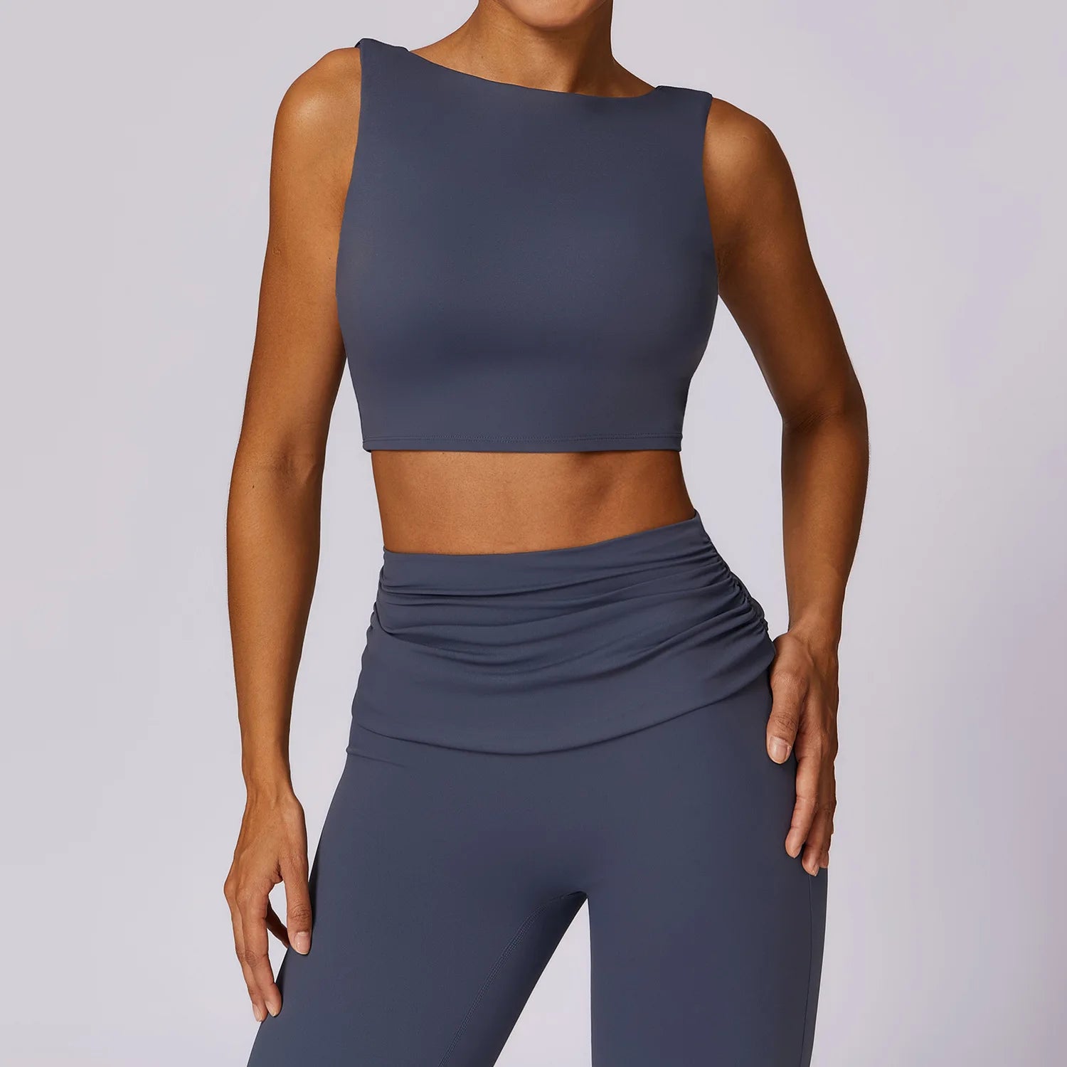Top Esportivo Modelo Crop Top | Yoga & Academia