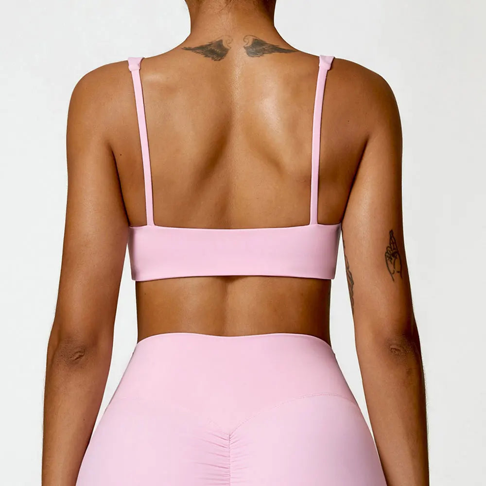 Top Alças Largas Fit Diamond | Sexy Push Up, Respirável e Conforto Total