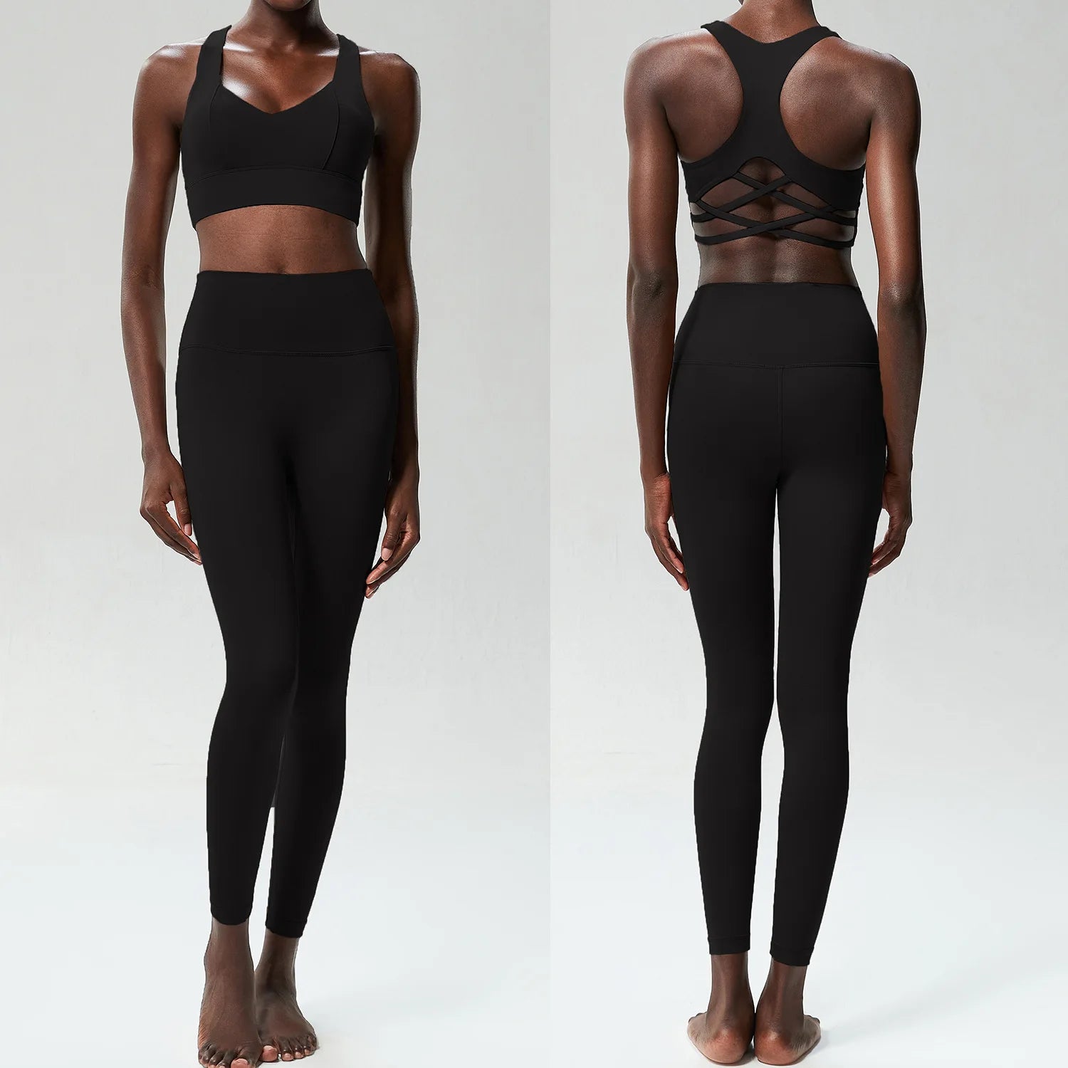 Conjunto Fitness Feminino 2 Peças Fit Diamond – Buttery Soft Slim Fit