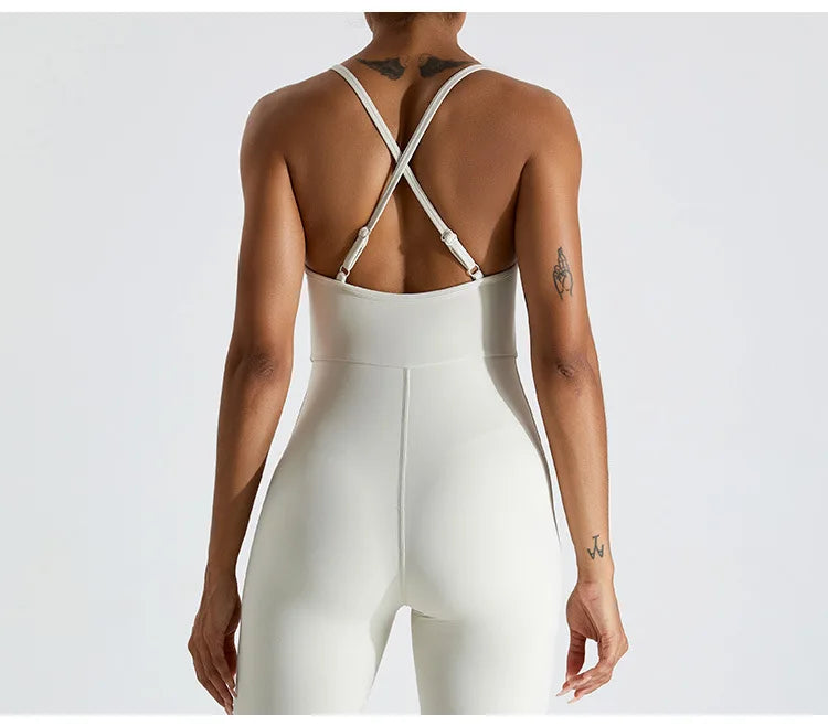 Macacão Fitness Feminino Seamless Sem Manga – Push Up One Piece | Fit Diamond
