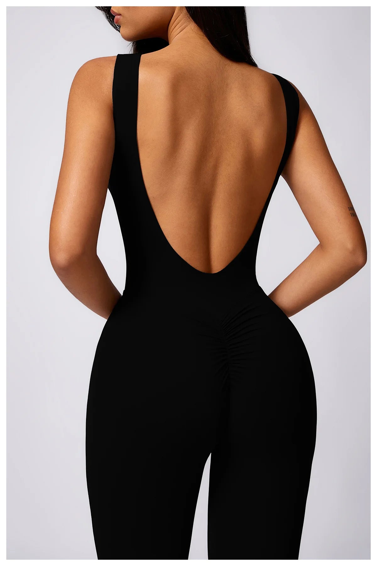 Macacão Fitness Feminino Scrunch Butt Sem Manga – One Piece Push Up | Fit Diamond